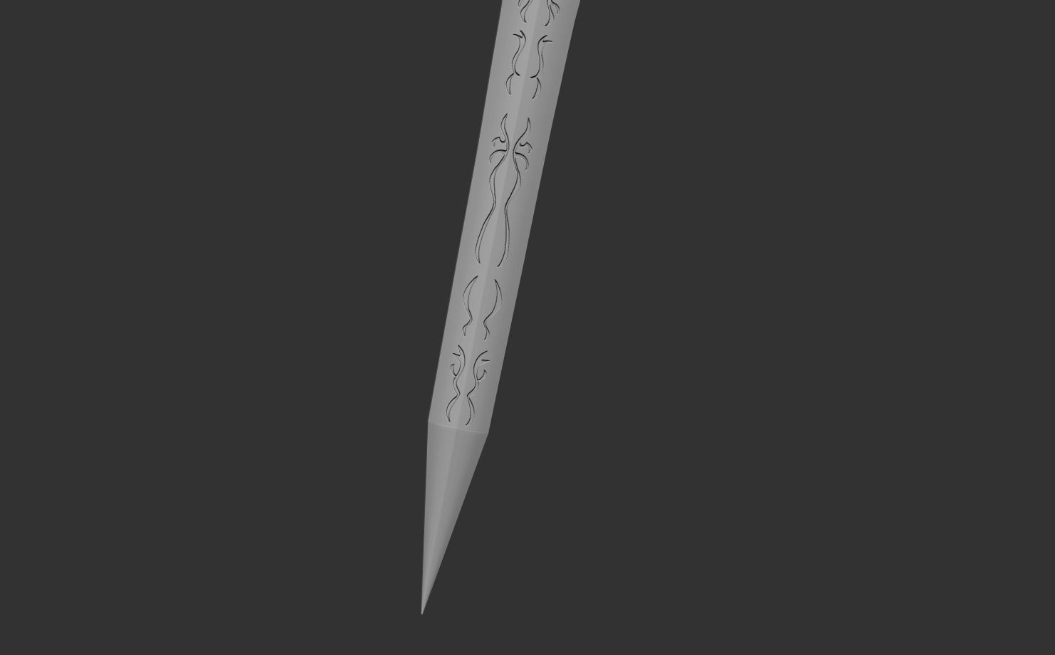 Power rangers Legacy Red Ranger Sword  3D print model_10