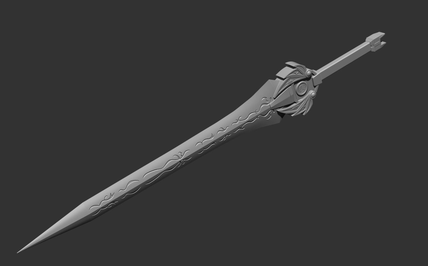 Power rangers Legacy Red Ranger Sword  3D print model_2