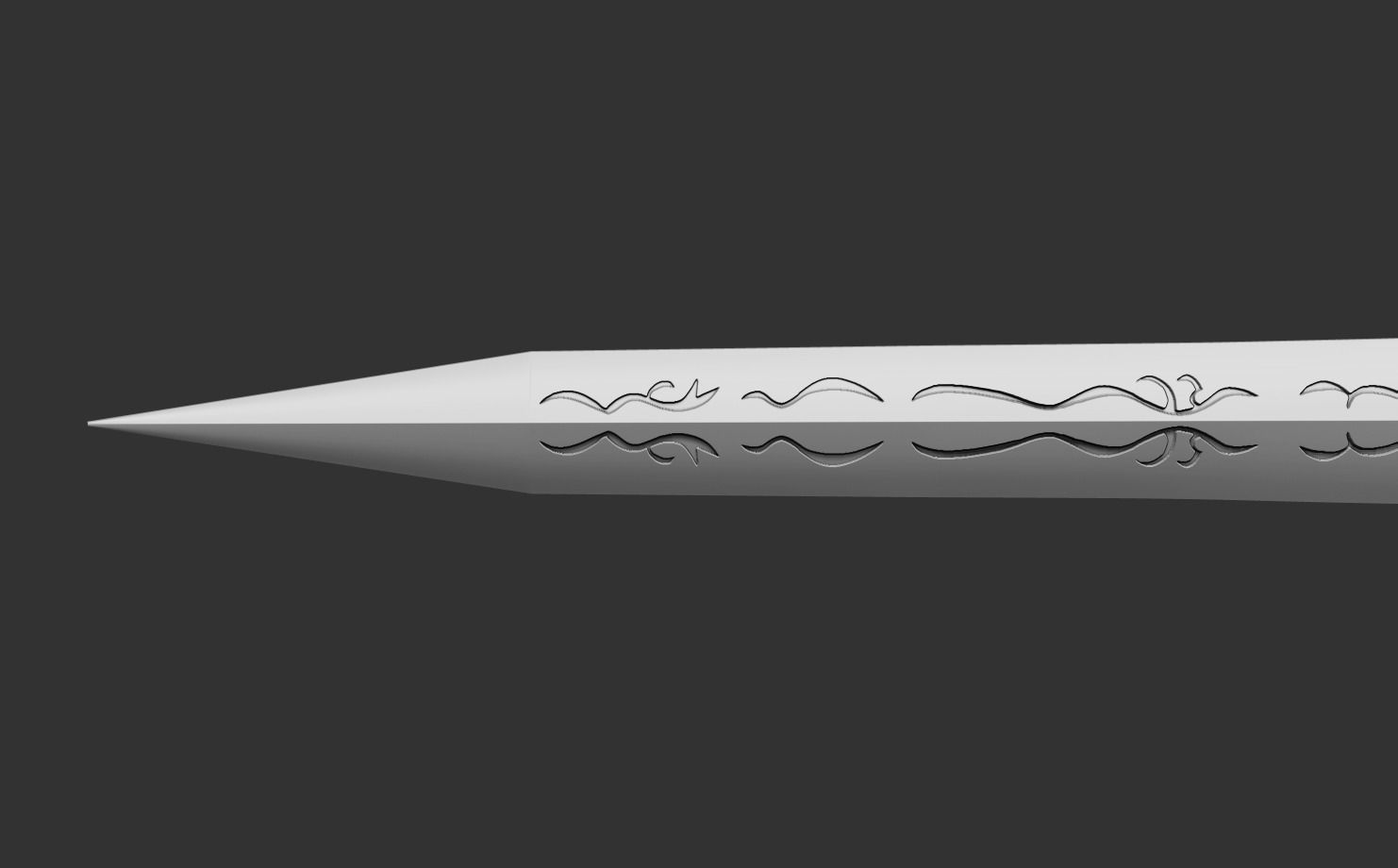 Power rangers Legacy Red Ranger Sword  3D print model_7