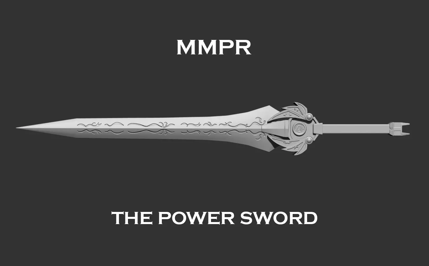 Power rangers Legacy Red Ranger Sword  3D print model_0
