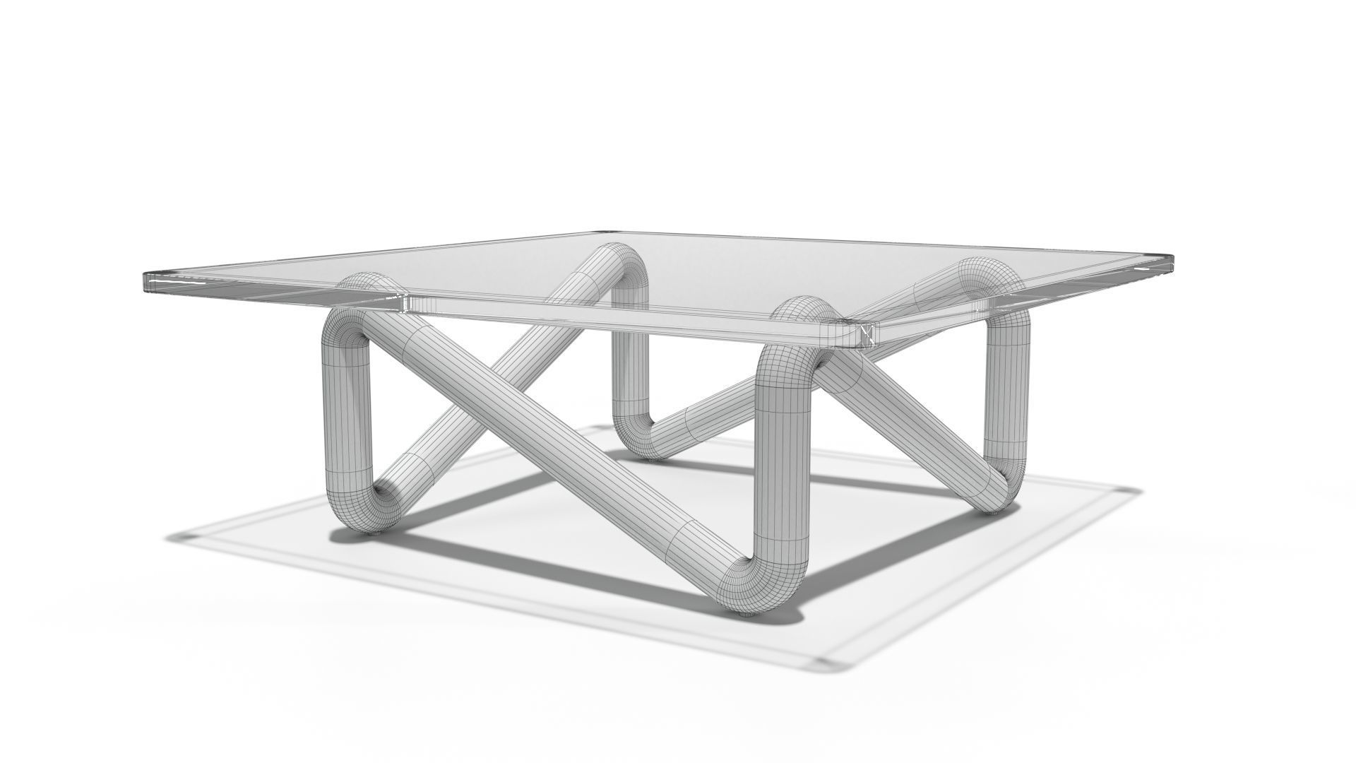 Coffee Table - Harvey Probber 3D model_3