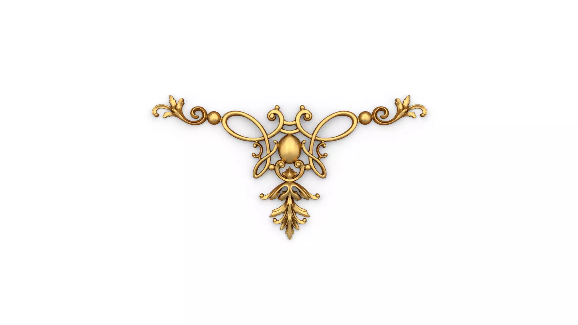 Classic decor ornament 322 3D model_0