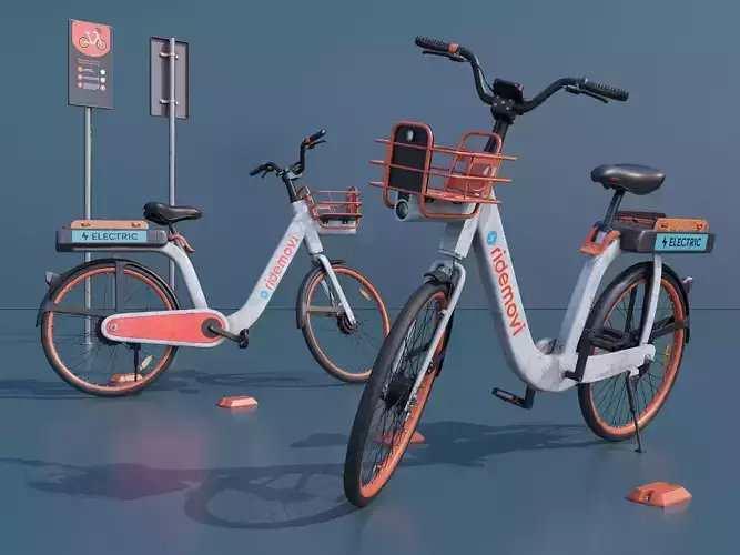Mobike electric bicycle 3D model