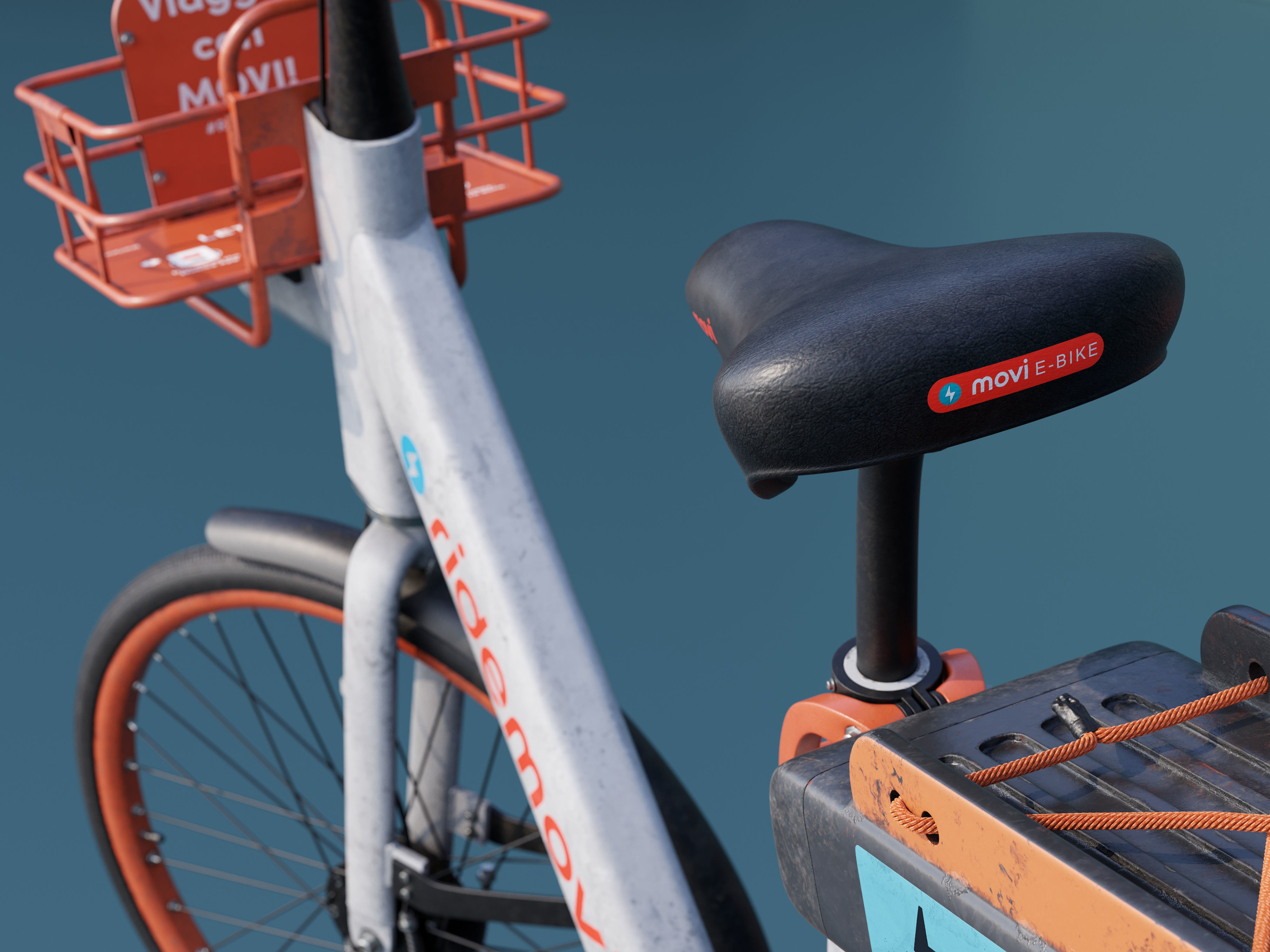Mobike electric bicycle 3D model_9