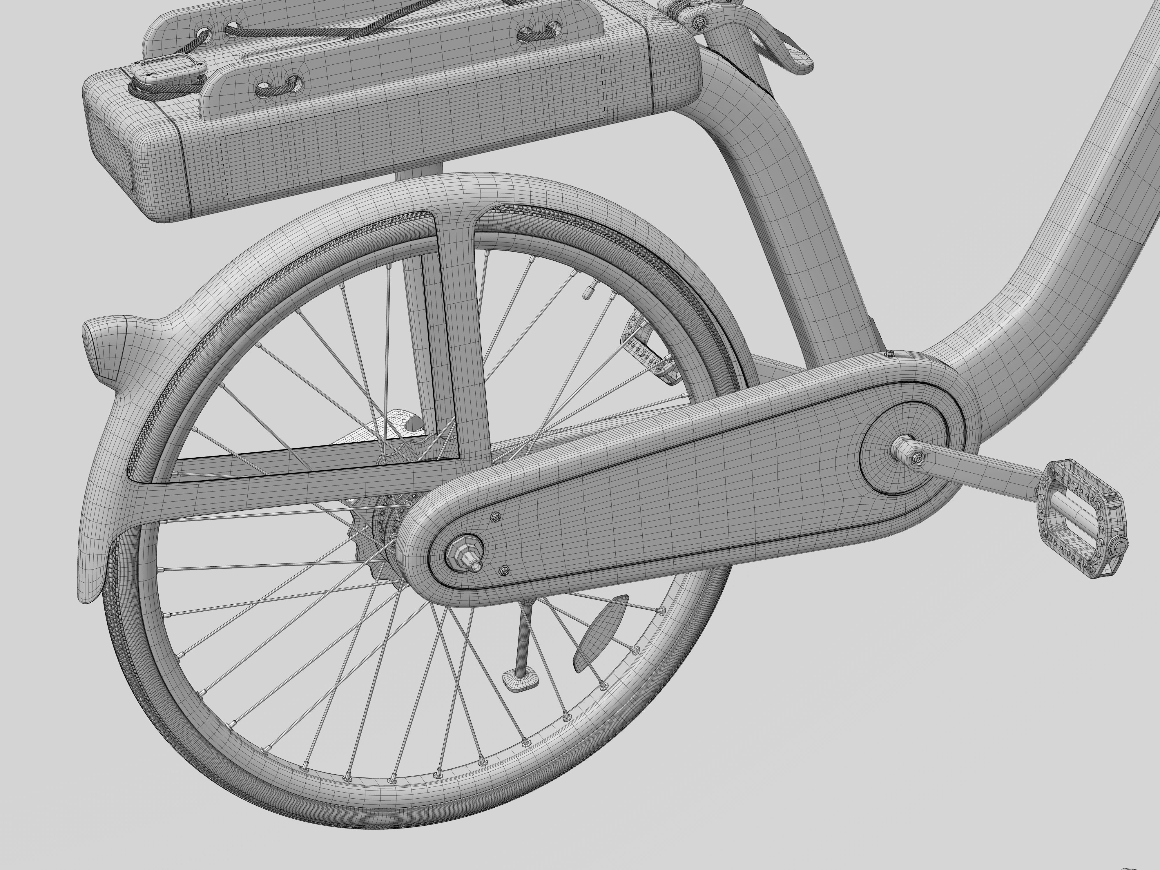 Mobike electric bicycle 3D model_20