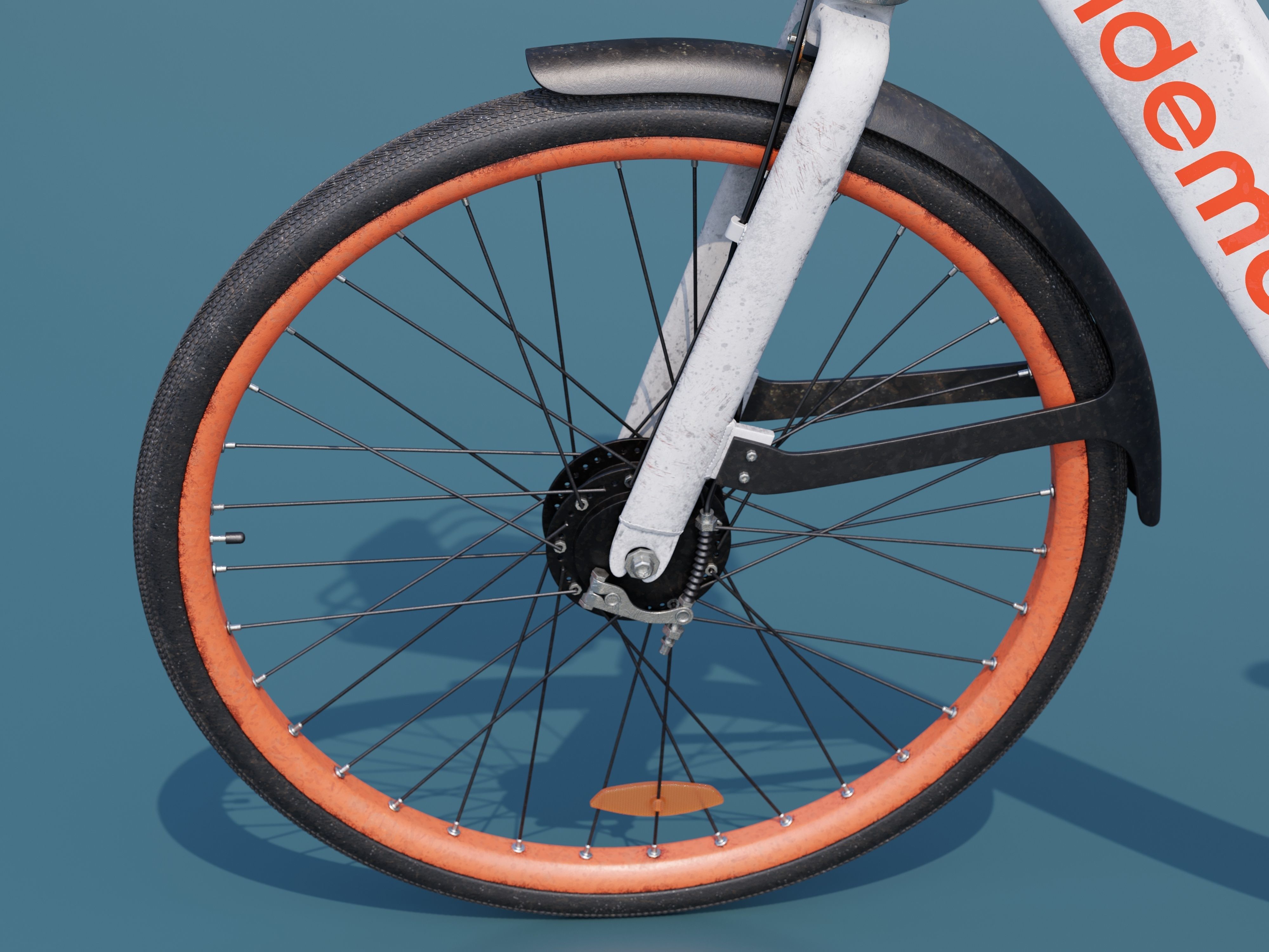 Mobike electric bicycle 3D model_10