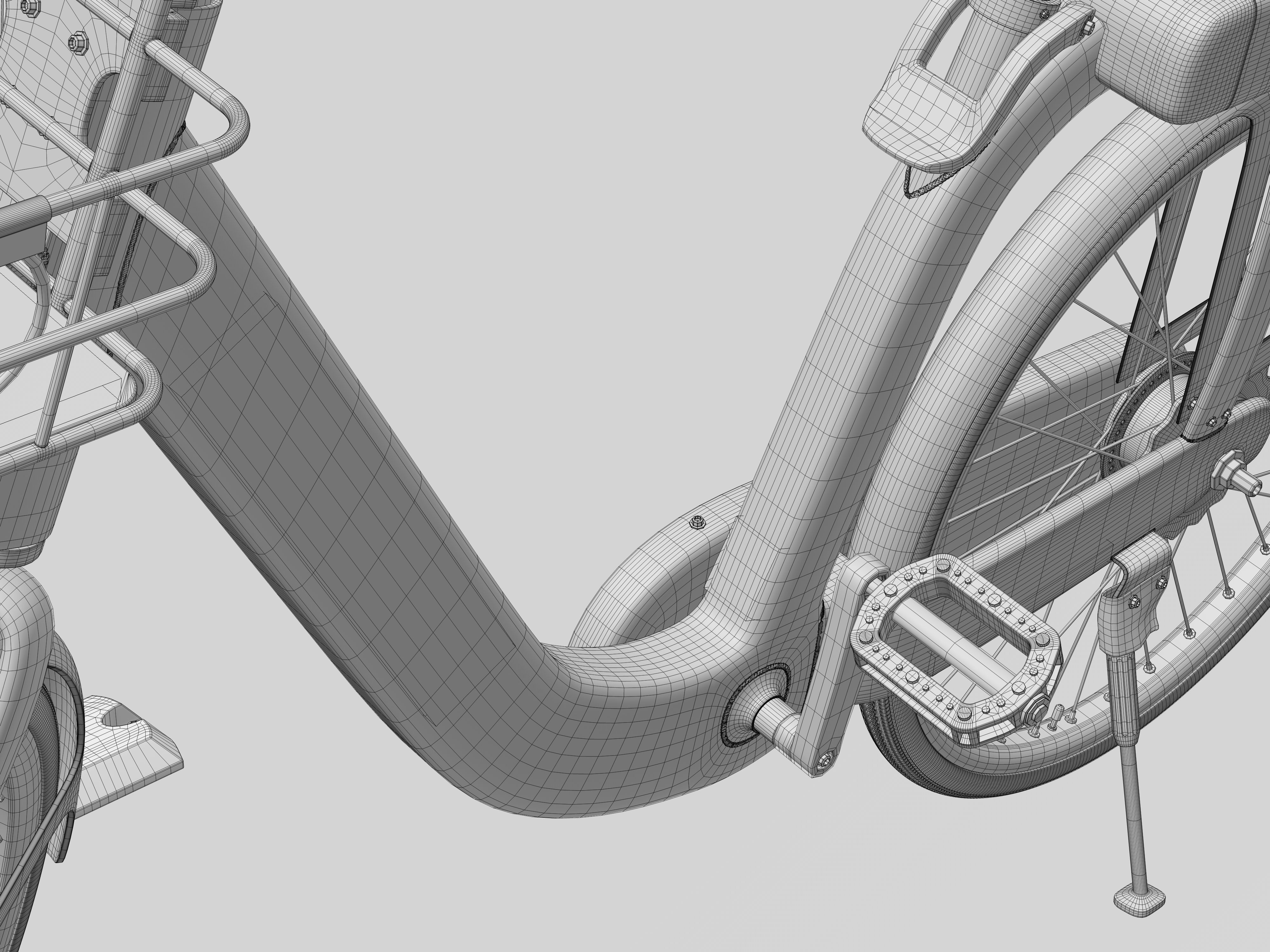 Mobike electric bicycle 3D model_16