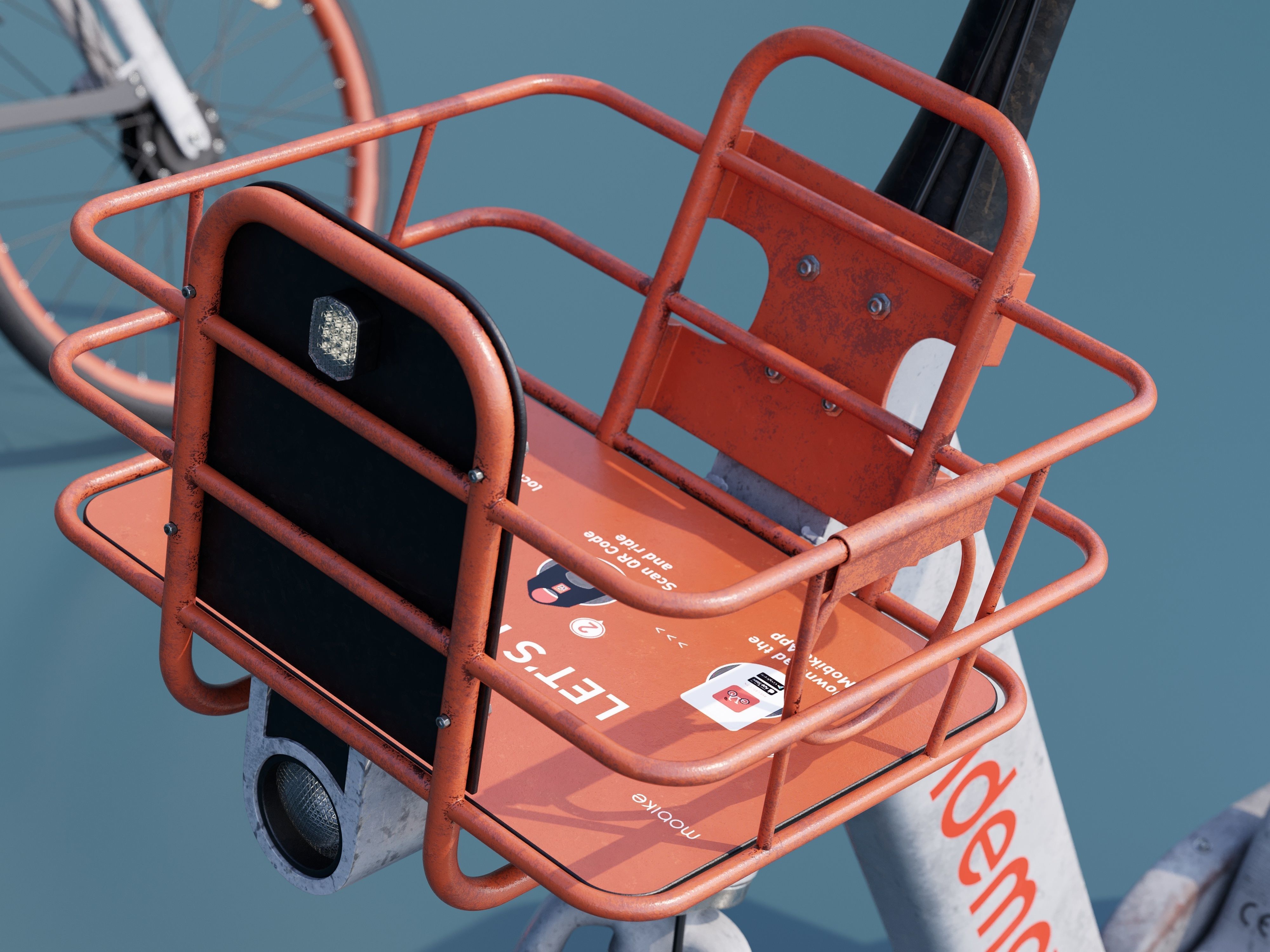Mobike electric bicycle 3D model_2