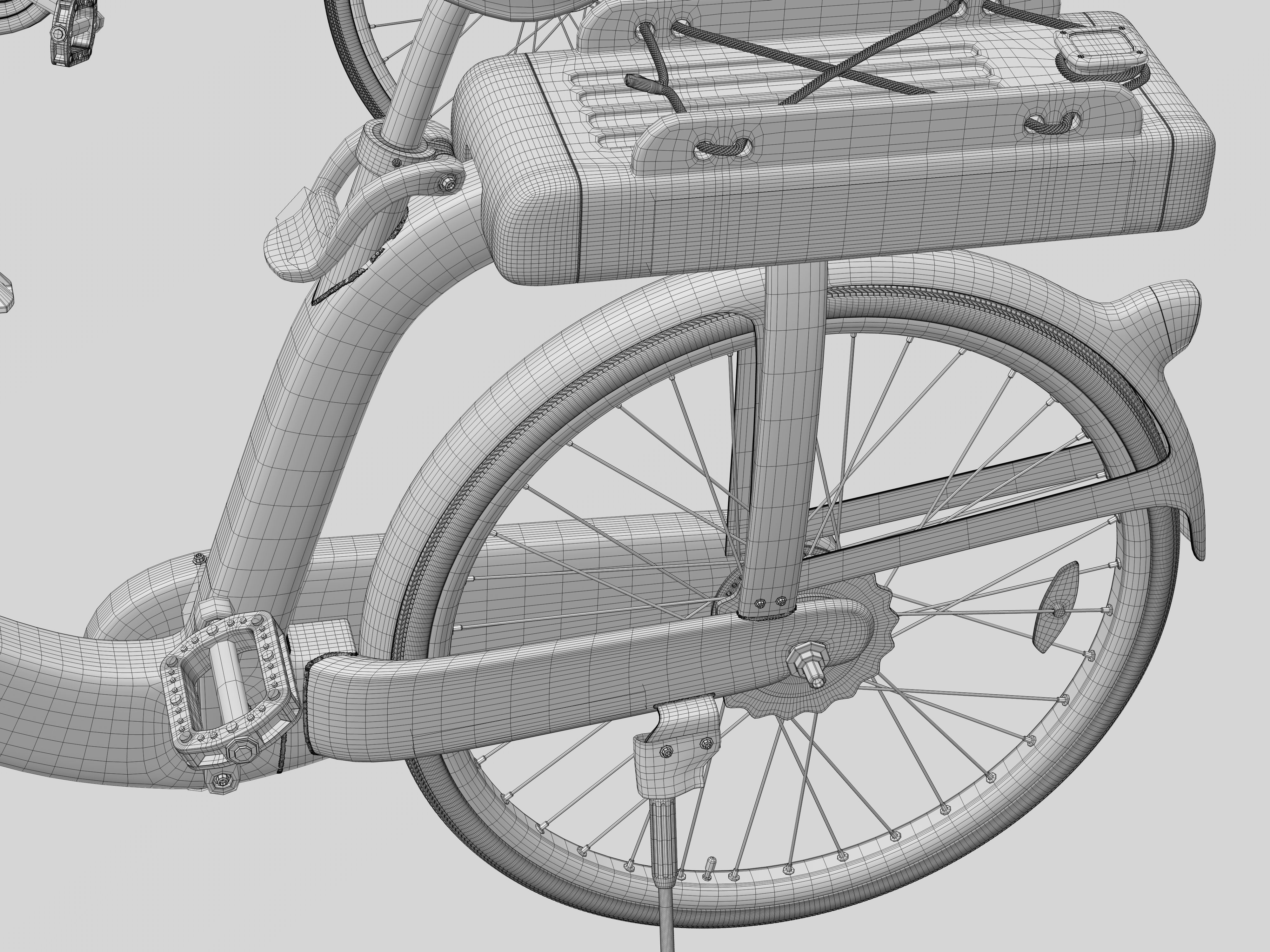 Mobike electric bicycle 3D model_21
