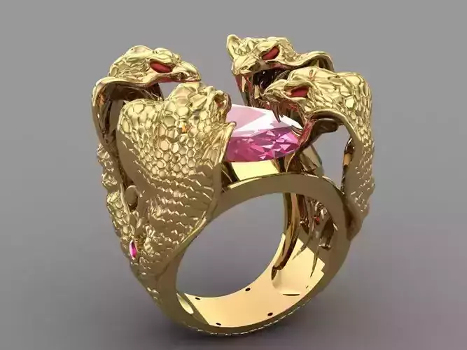 cobra snake holder ring 