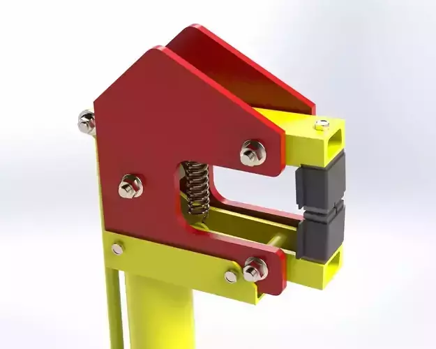 Shrinker-Stretcher machine for metal shaping 3D model