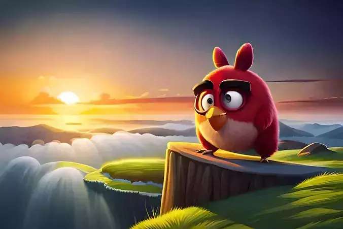 Building a Cubic Statue of Red from Angry Birds in Unity