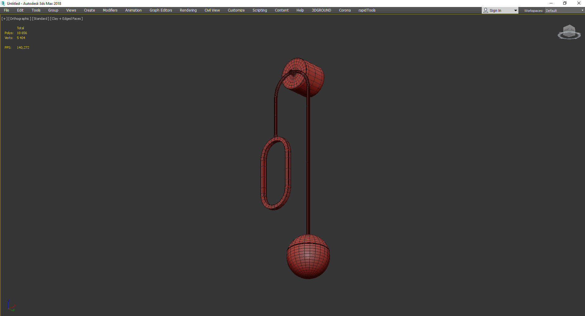 NIELLO SCONCE Low-poly 3D model_3