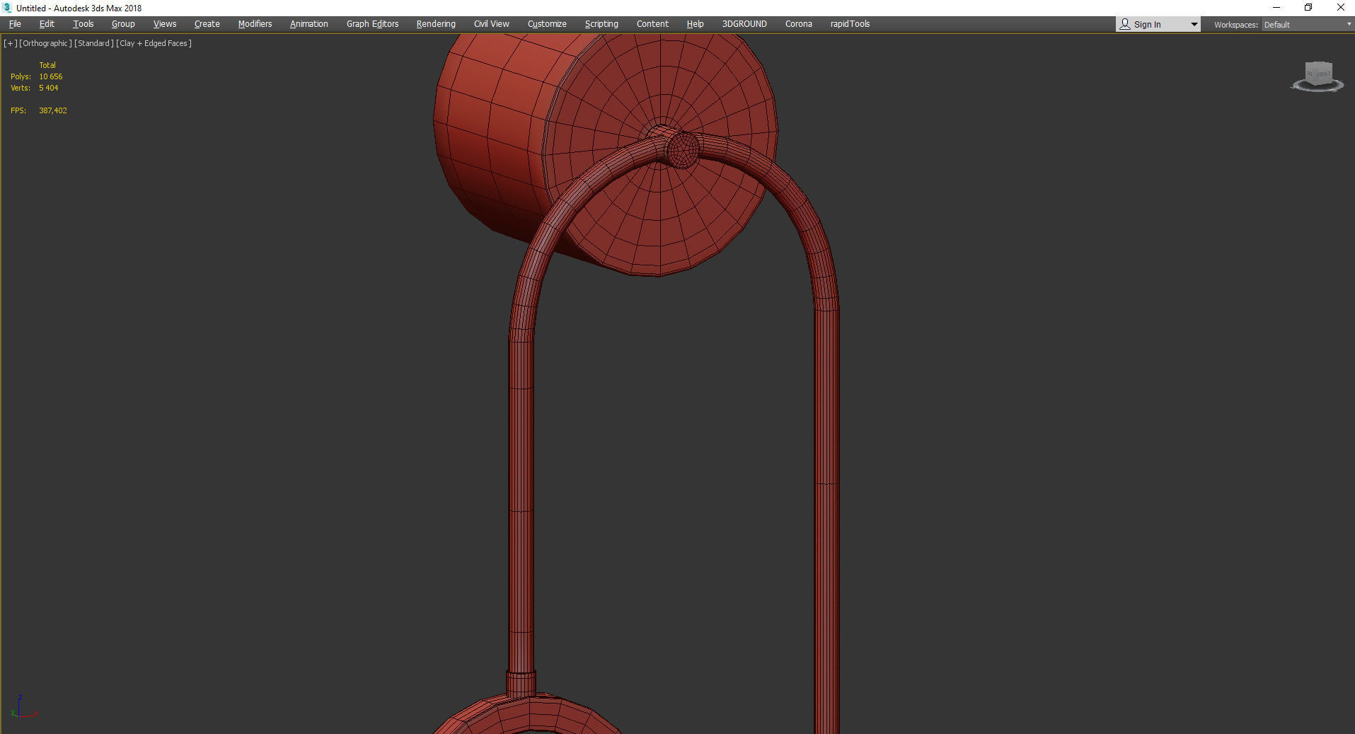 NIELLO SCONCE Low-poly 3D model_4