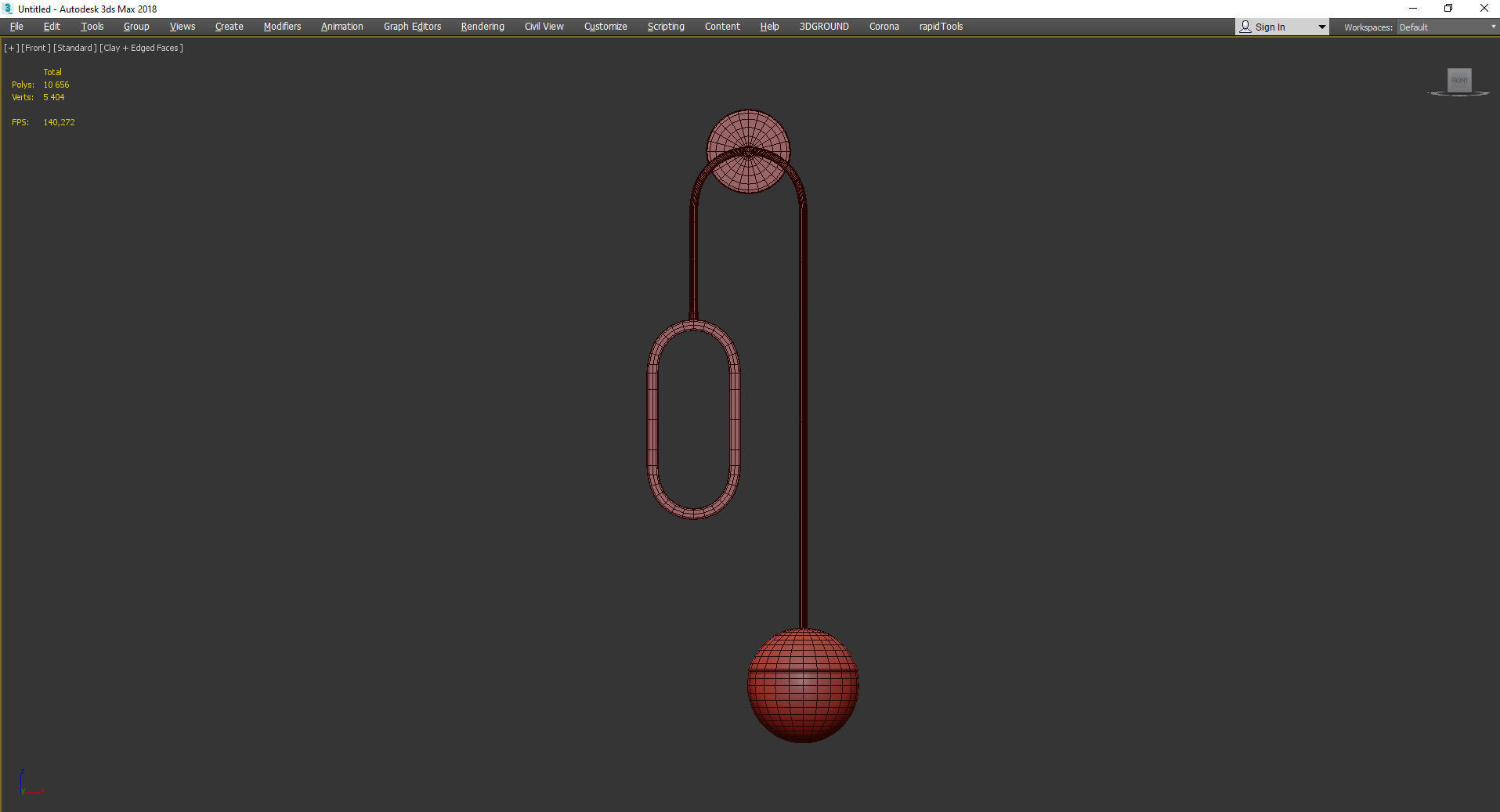 NIELLO SCONCE Low-poly 3D model_2