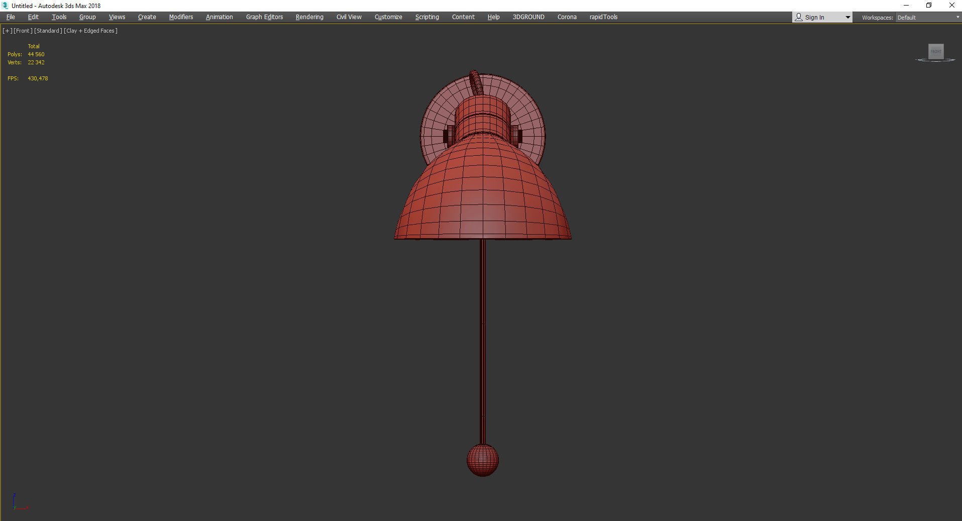 ONDER SCONCE Low-poly 3D model_2