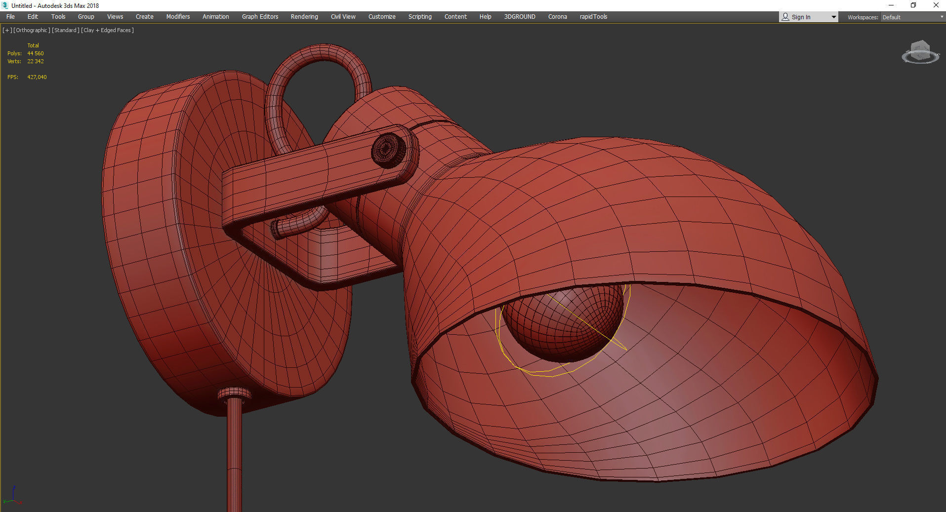 ONDER SCONCE Low-poly 3D model_4