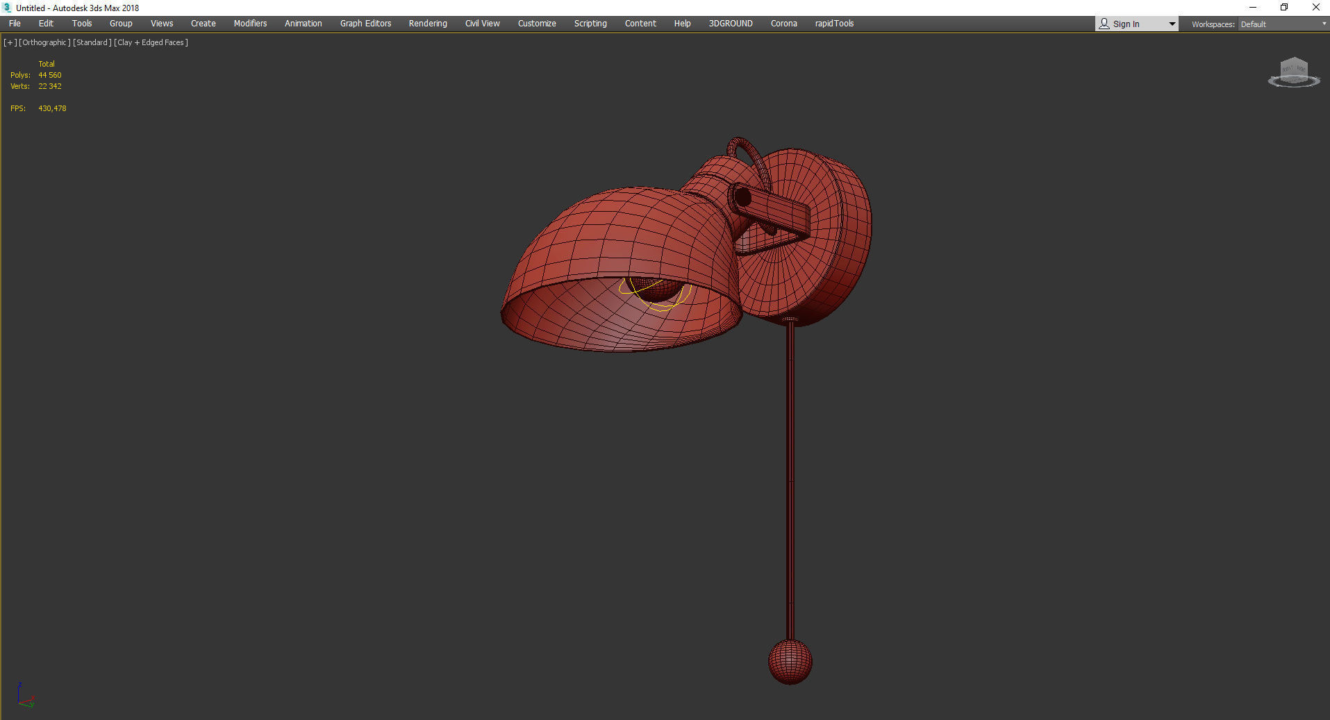 ONDER SCONCE Low-poly 3D model_3