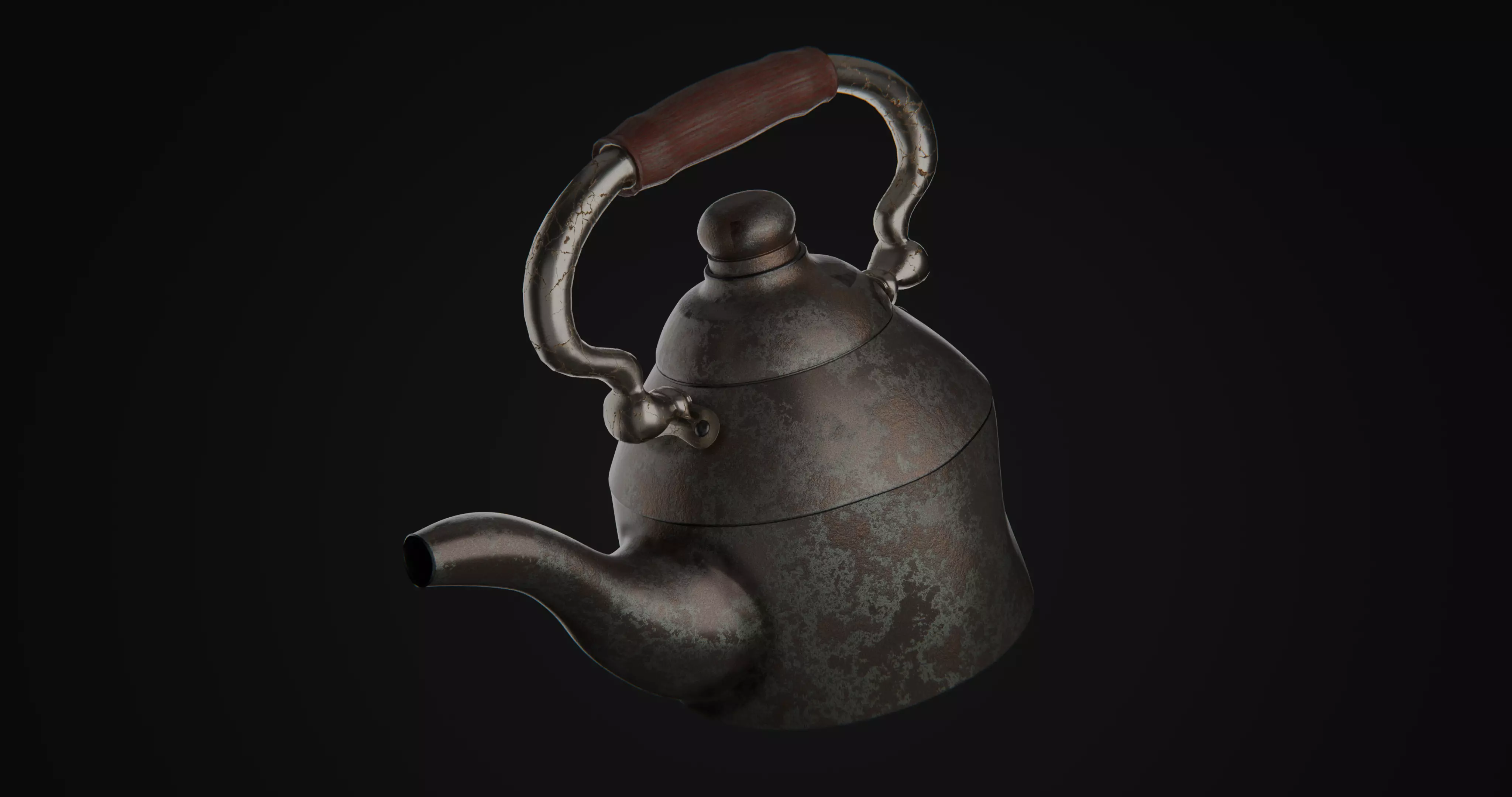 Old Kettle Free 3D model