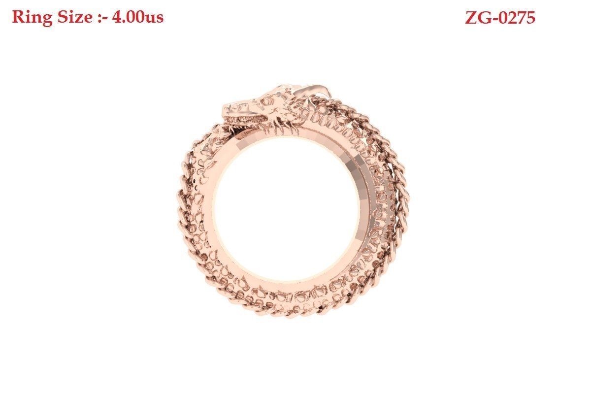 ANILLO DRAGON 3D print model_8