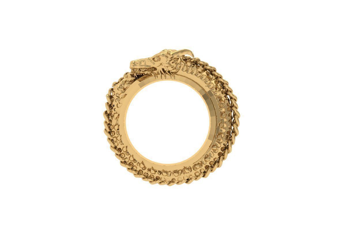 ANILLO DRAGON 3D print model_7