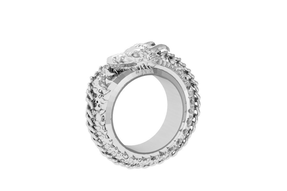 ANILLO DRAGON 3D print model_2