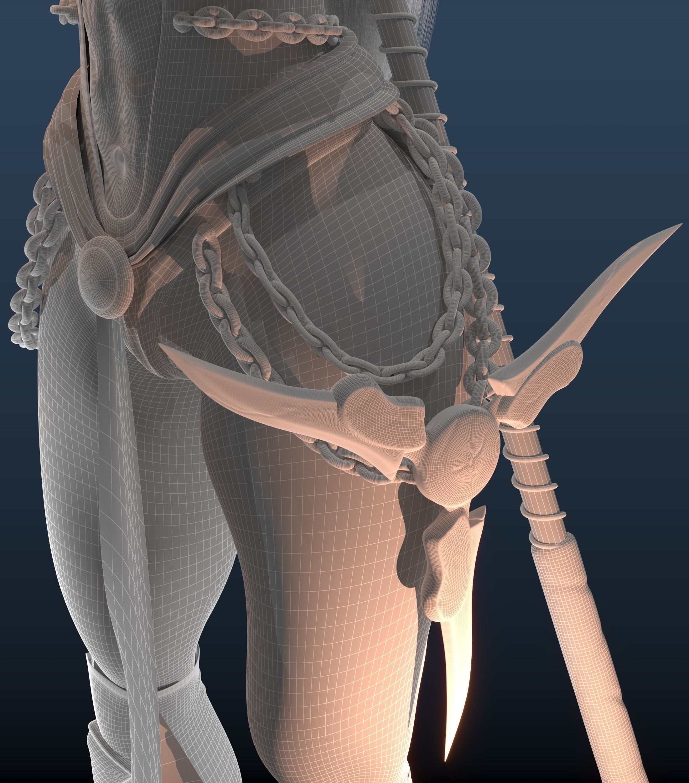 MK JADE Low-poly 3D model_23