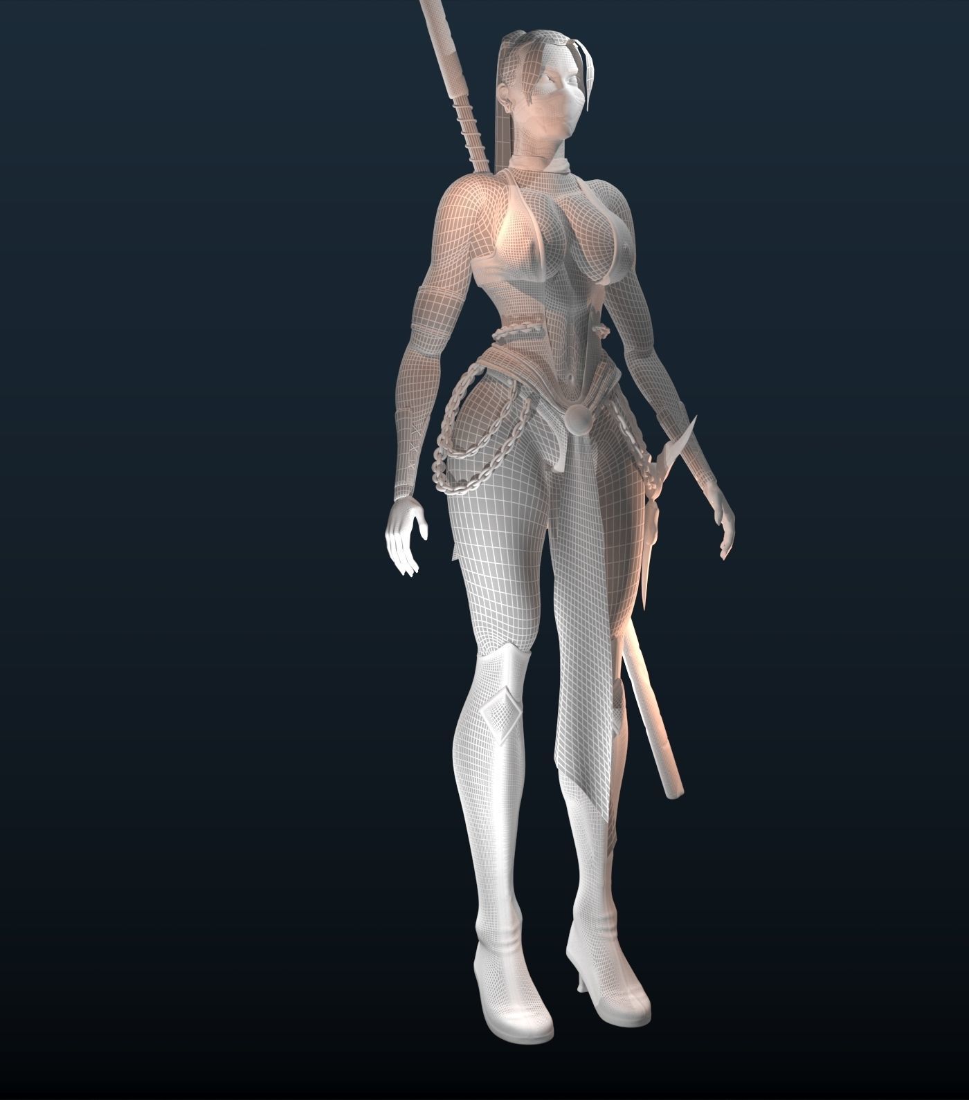 MK JADE Low-poly 3D model_45