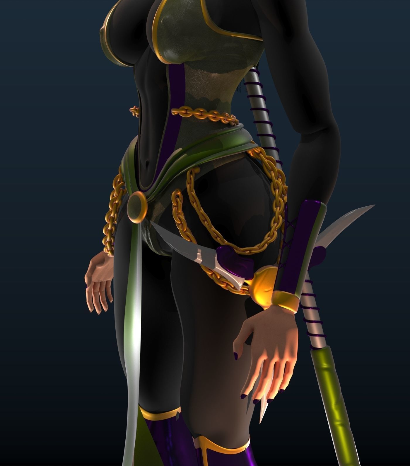 MK JADE Low-poly 3D model_40