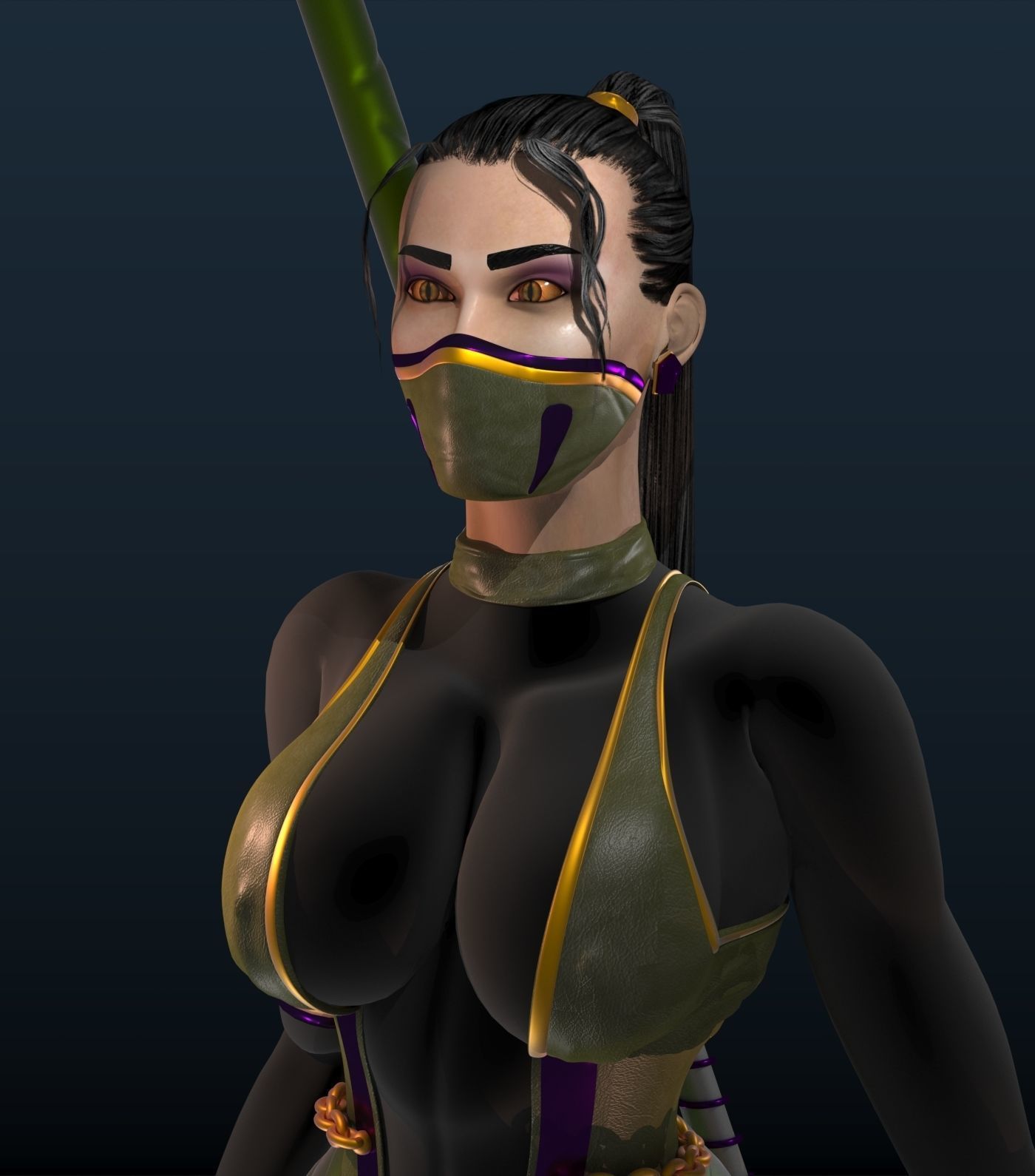 MK JADE Low-poly 3D model_39