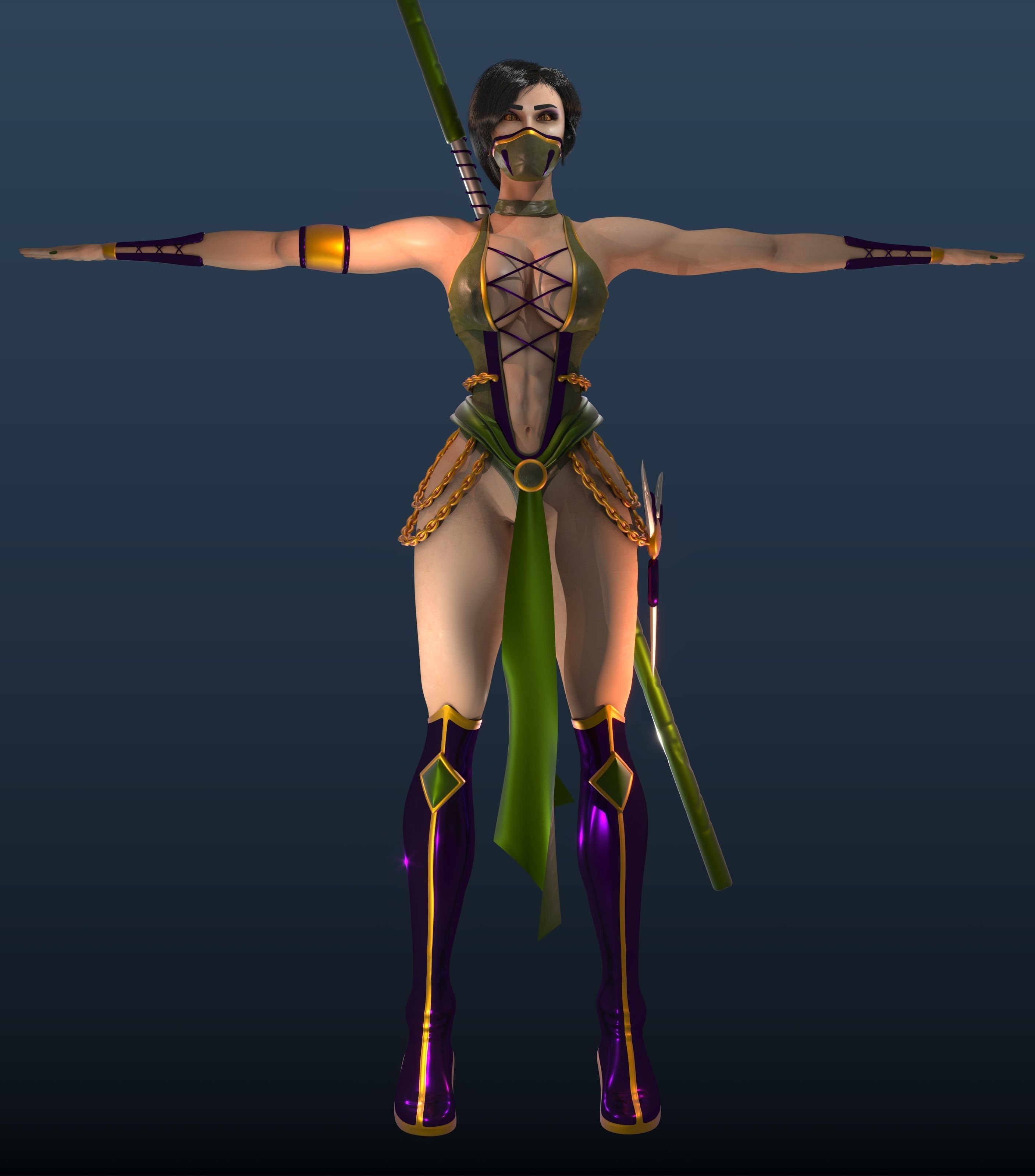 MK JADE Low-poly 3D model_8