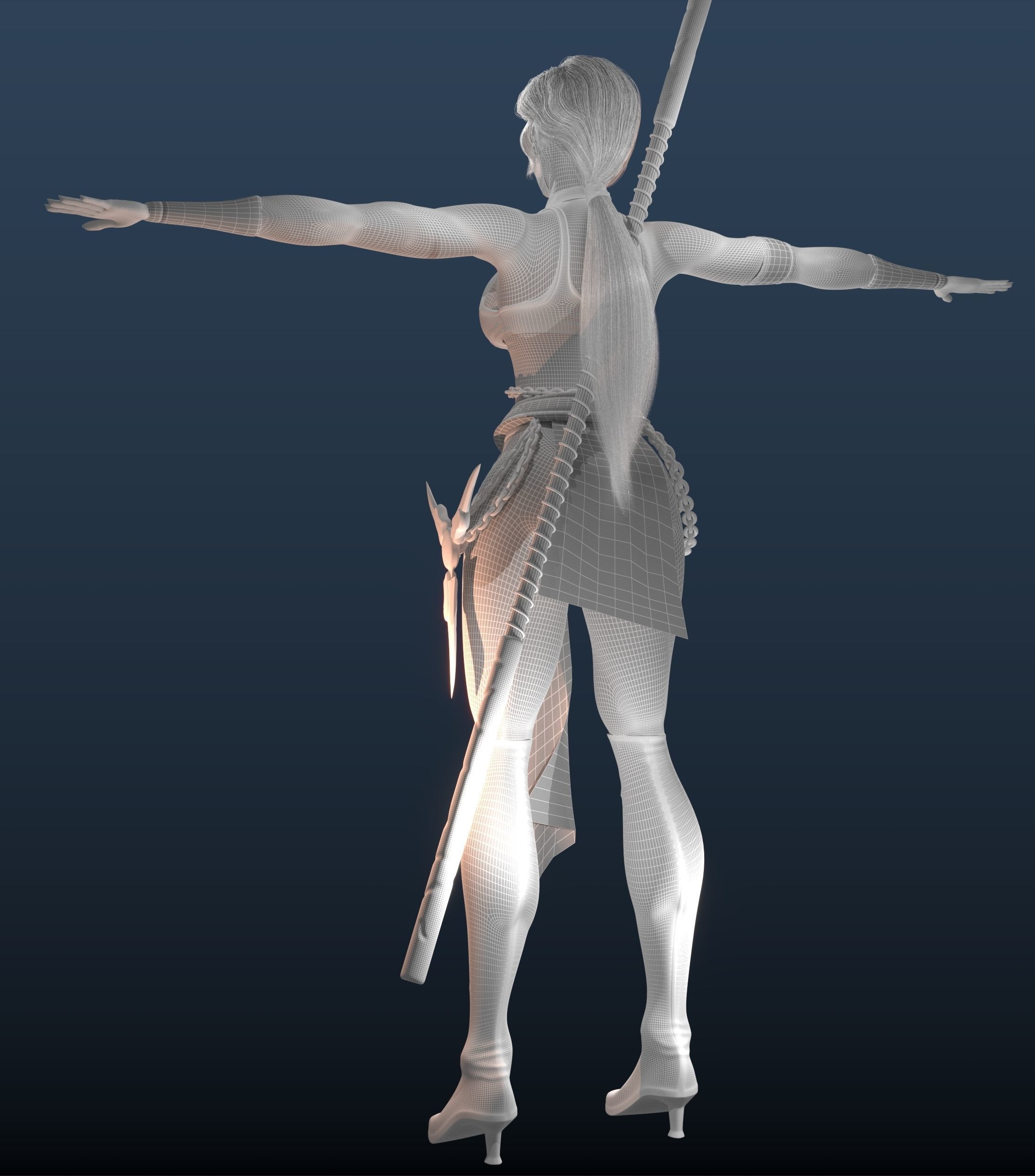 MK JADE Low-poly 3D model_19