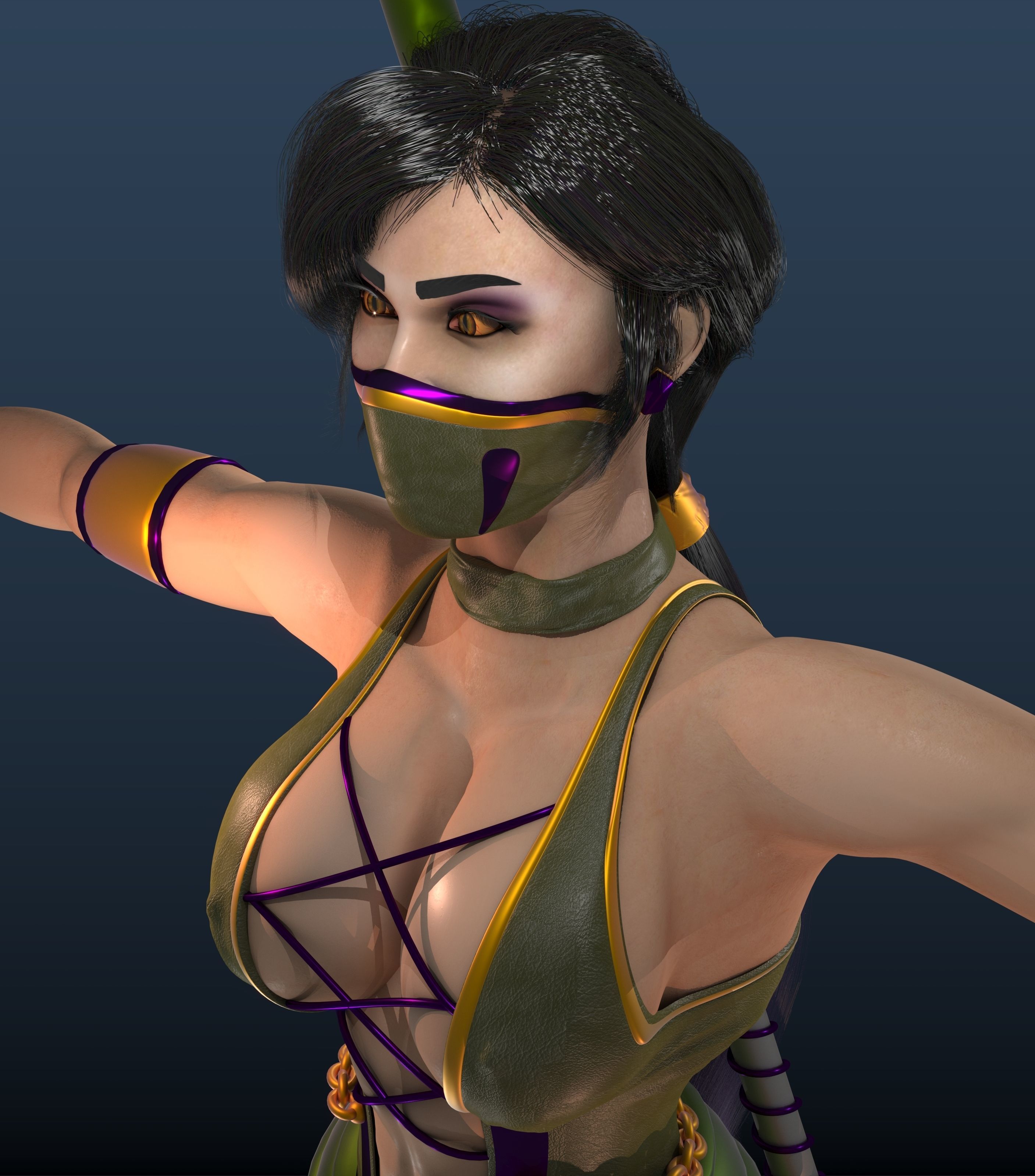 MK JADE Low-poly 3D model_12