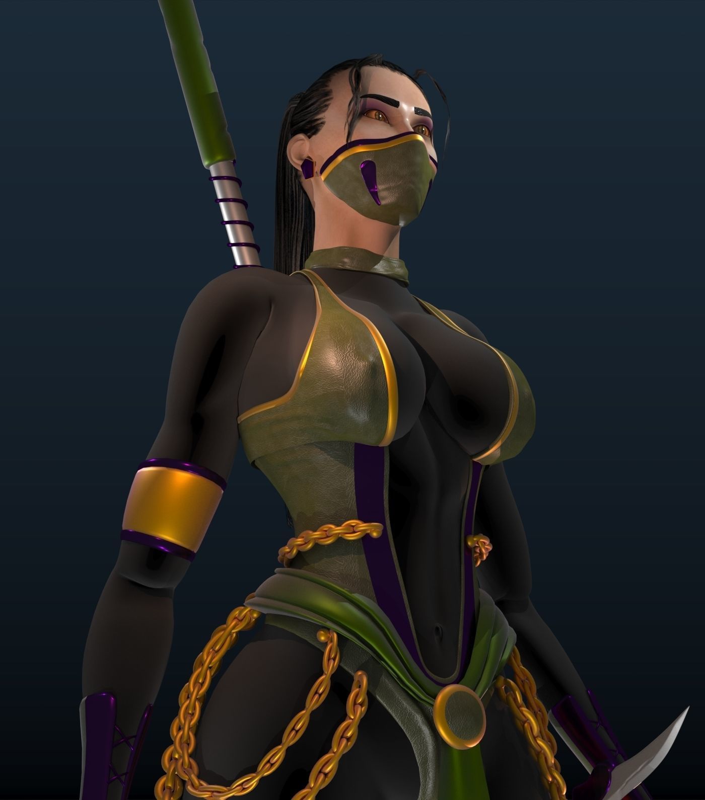 MK JADE Low-poly 3D model_46