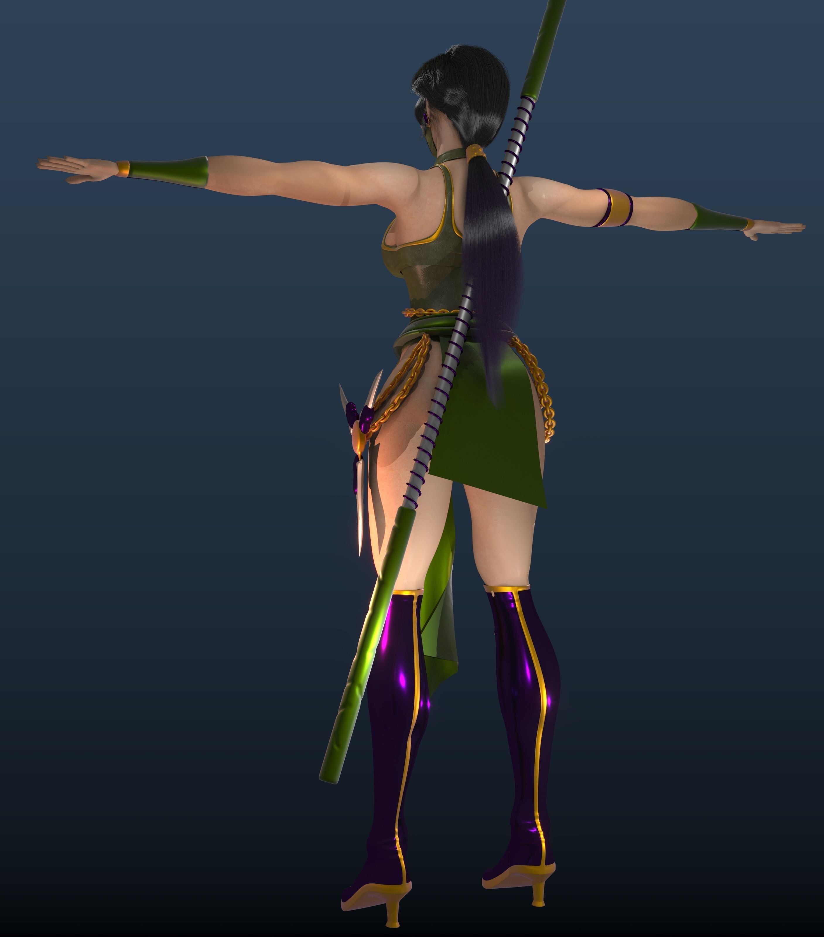 MK JADE Low-poly 3D model_7
