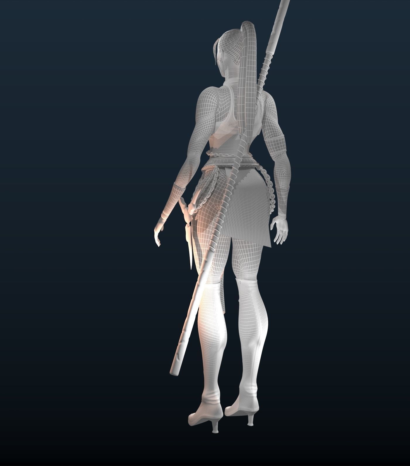 MK JADE Low-poly 3D model_47