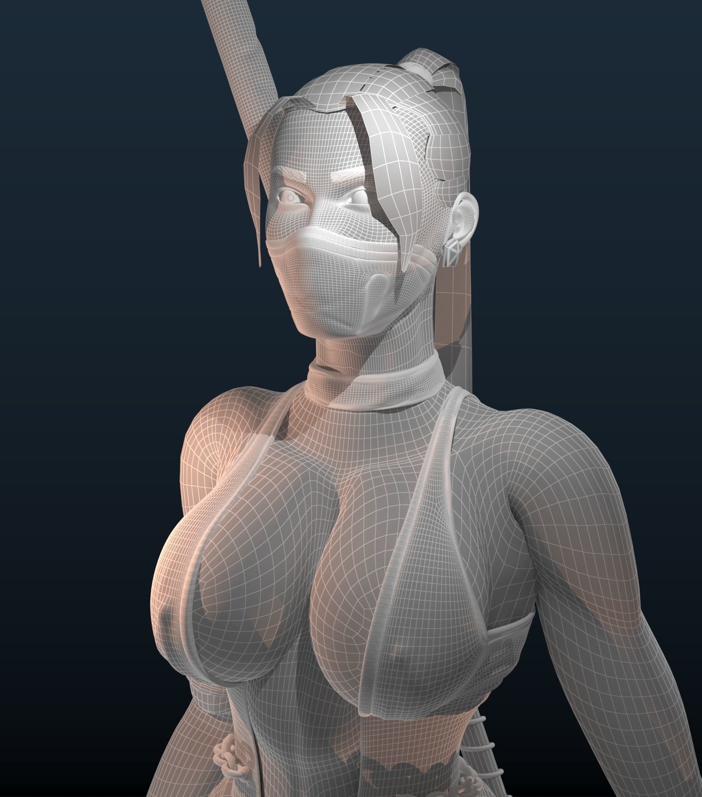 MK JADE Low-poly 3D model_49