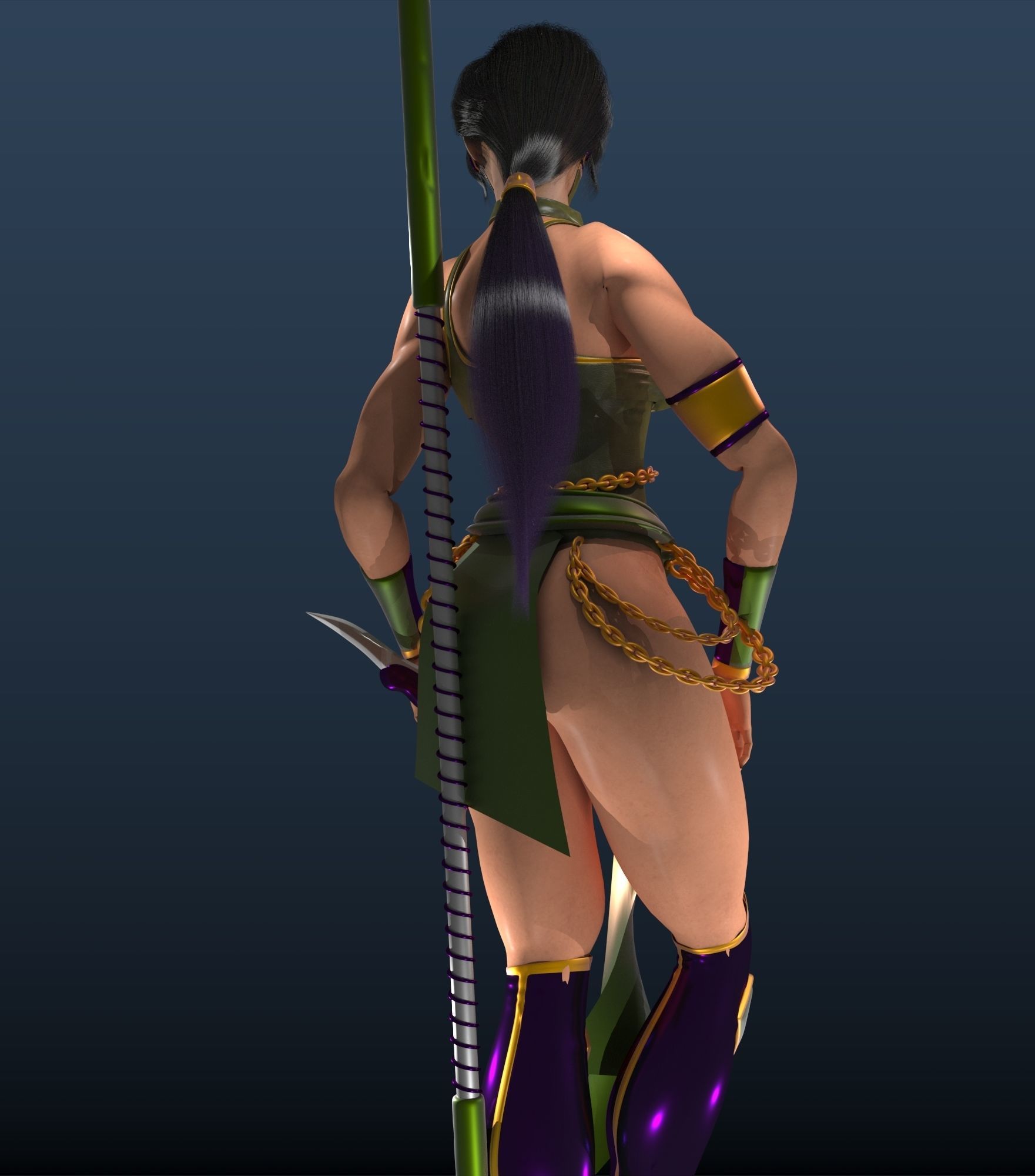 MK JADE Low-poly 3D model_2