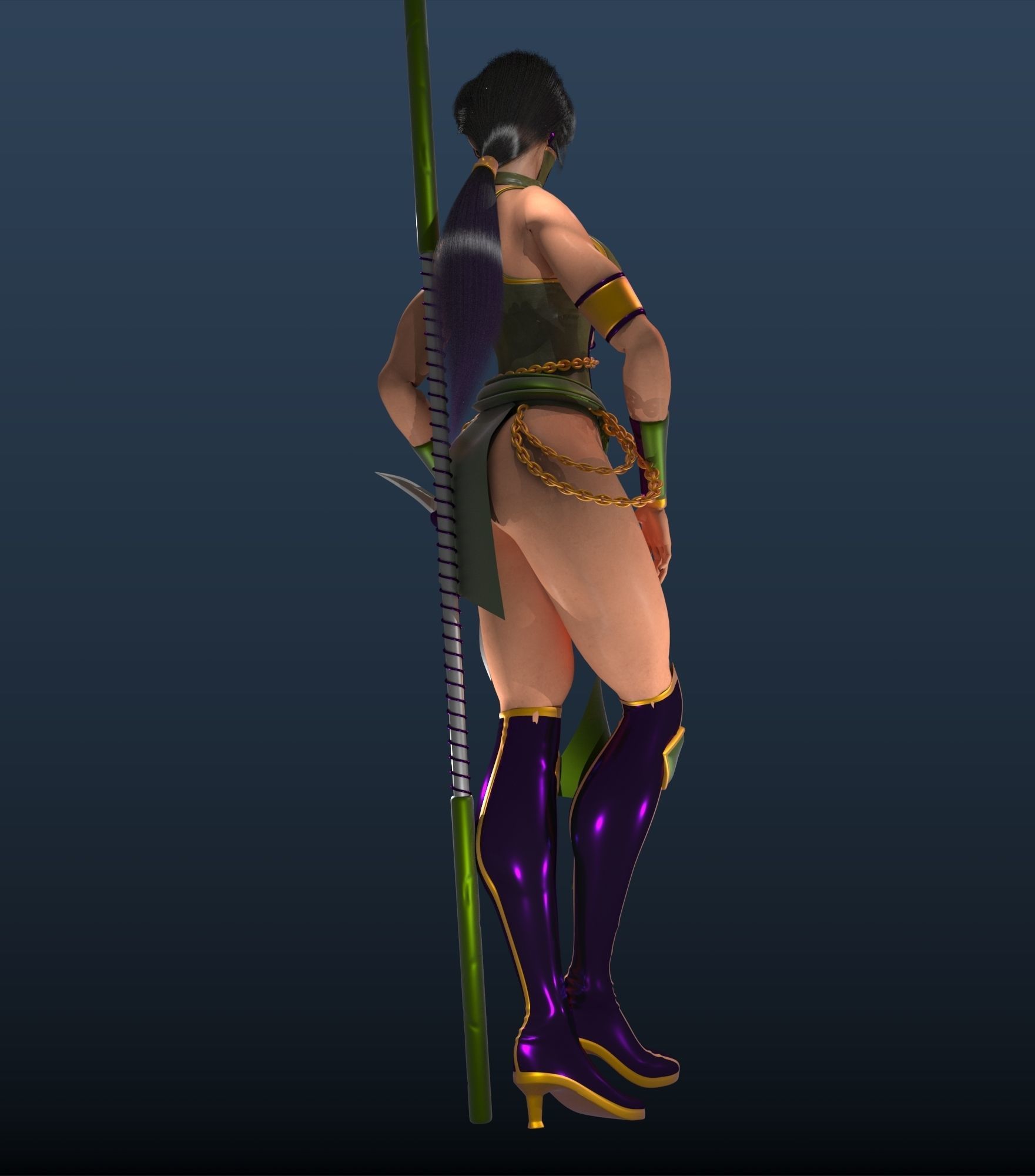 MK JADE Low-poly 3D model_5
