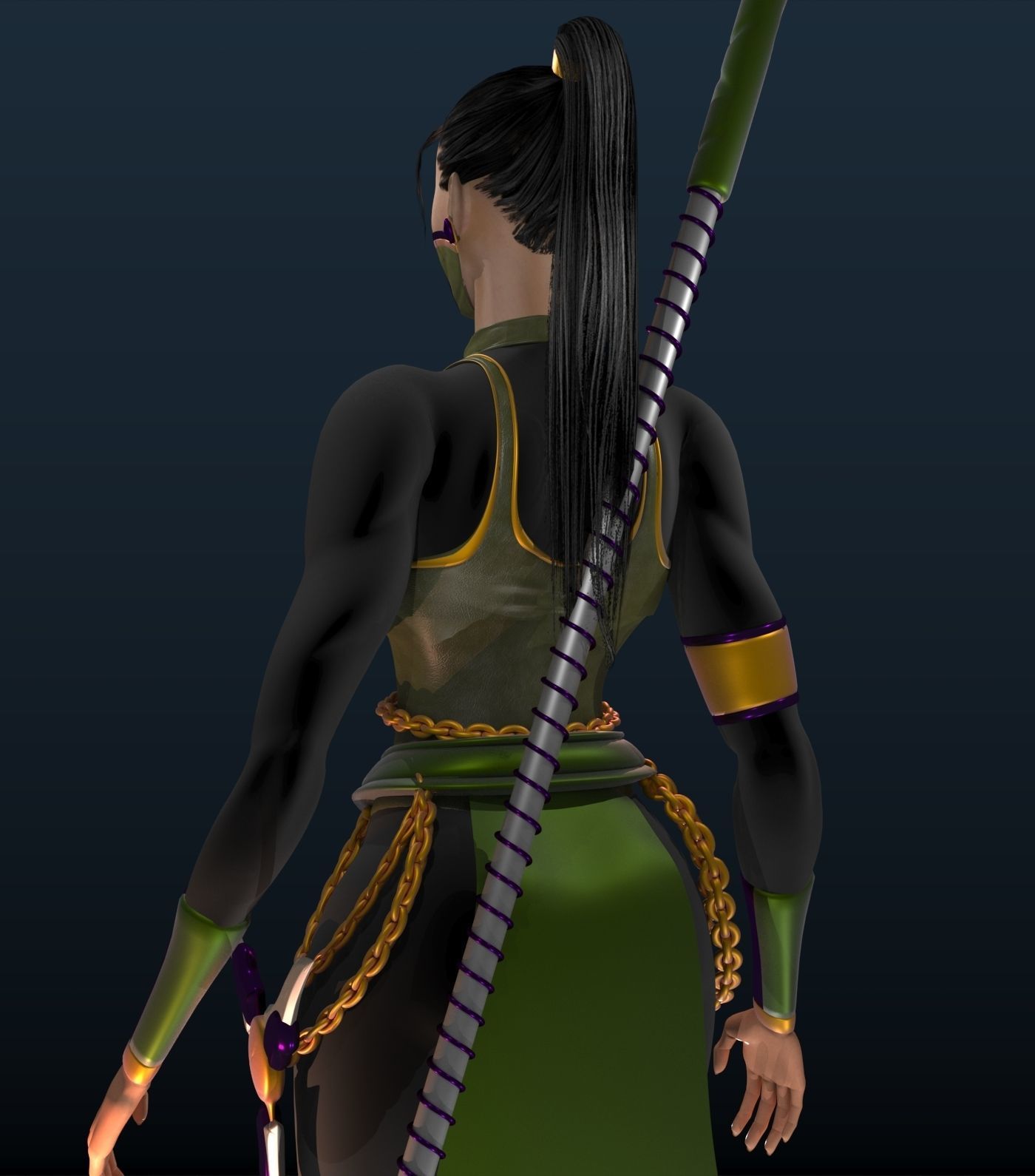 MK JADE Low-poly 3D model_44