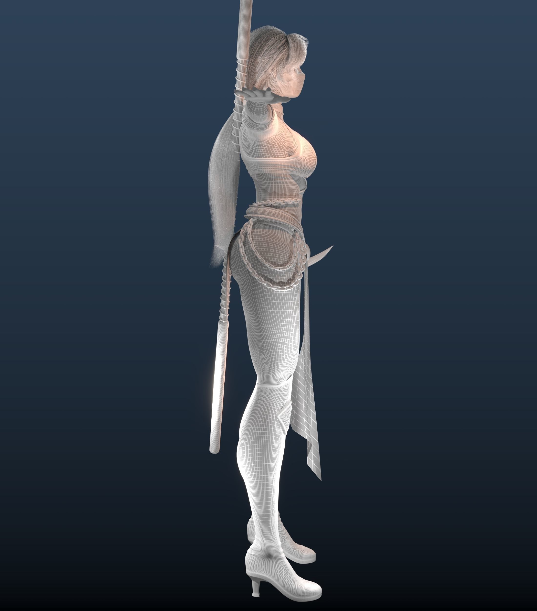 MK JADE Low-poly 3D model_21