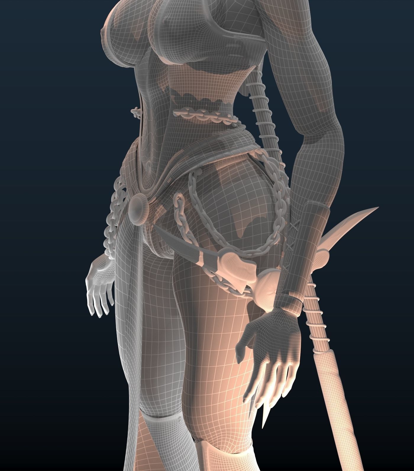 MK JADE Low-poly 3D model_51