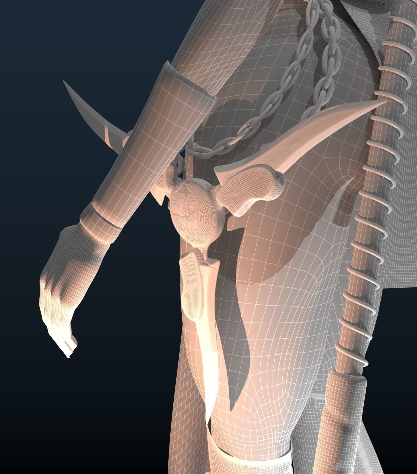 MK JADE Low-poly 3D model_52