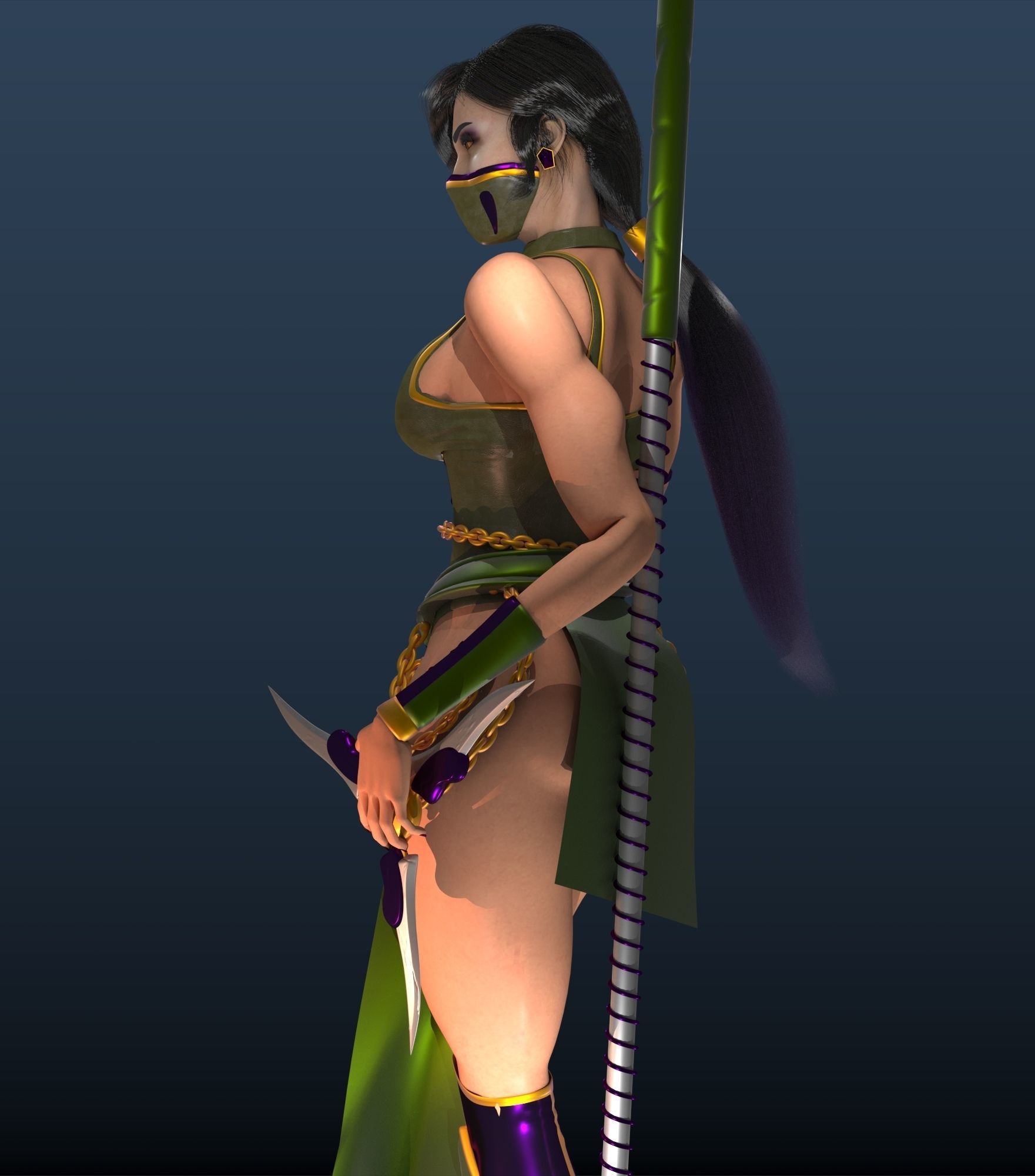 MK JADE Low-poly 3D model_3