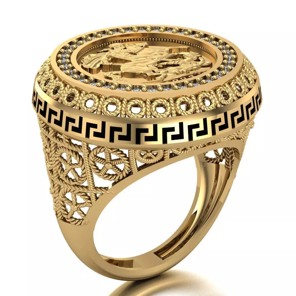 Lira Ring 091 3D print model