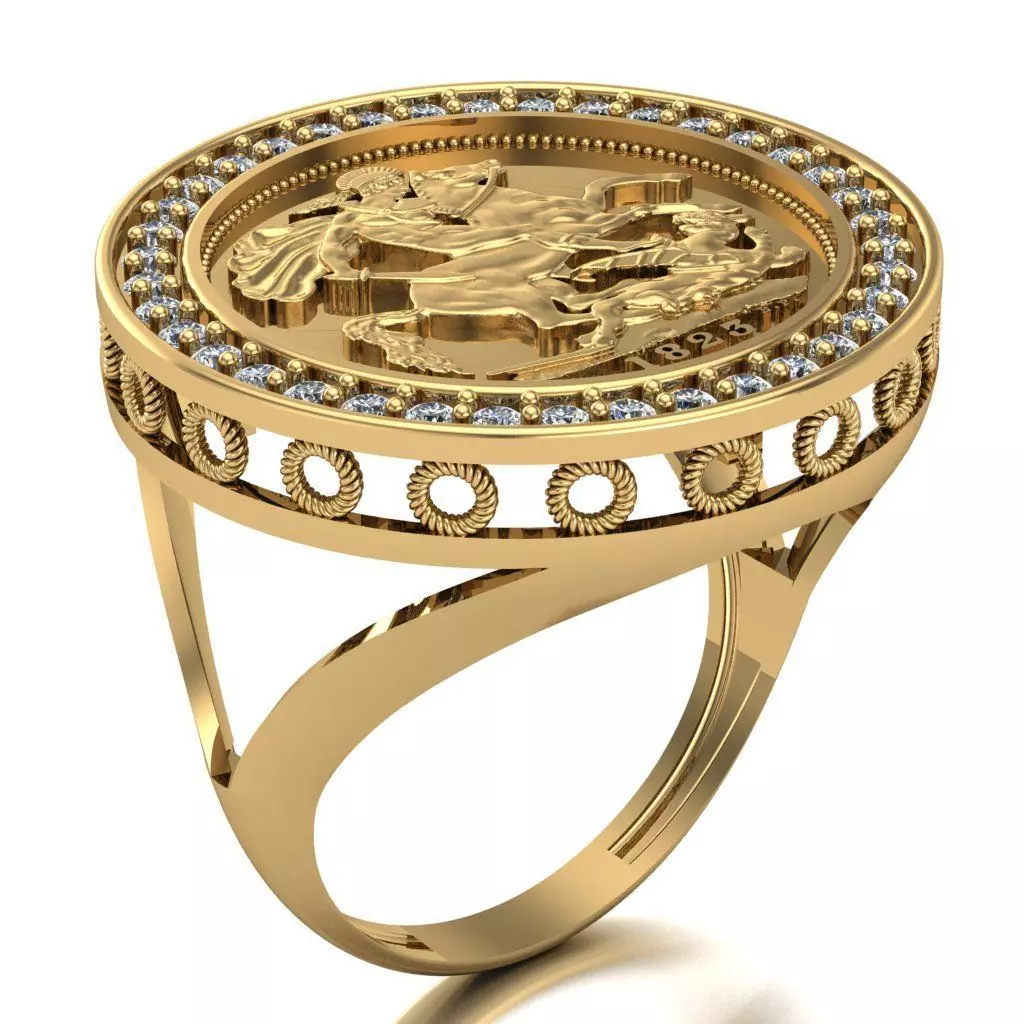 Lira Ring 092 3D print model