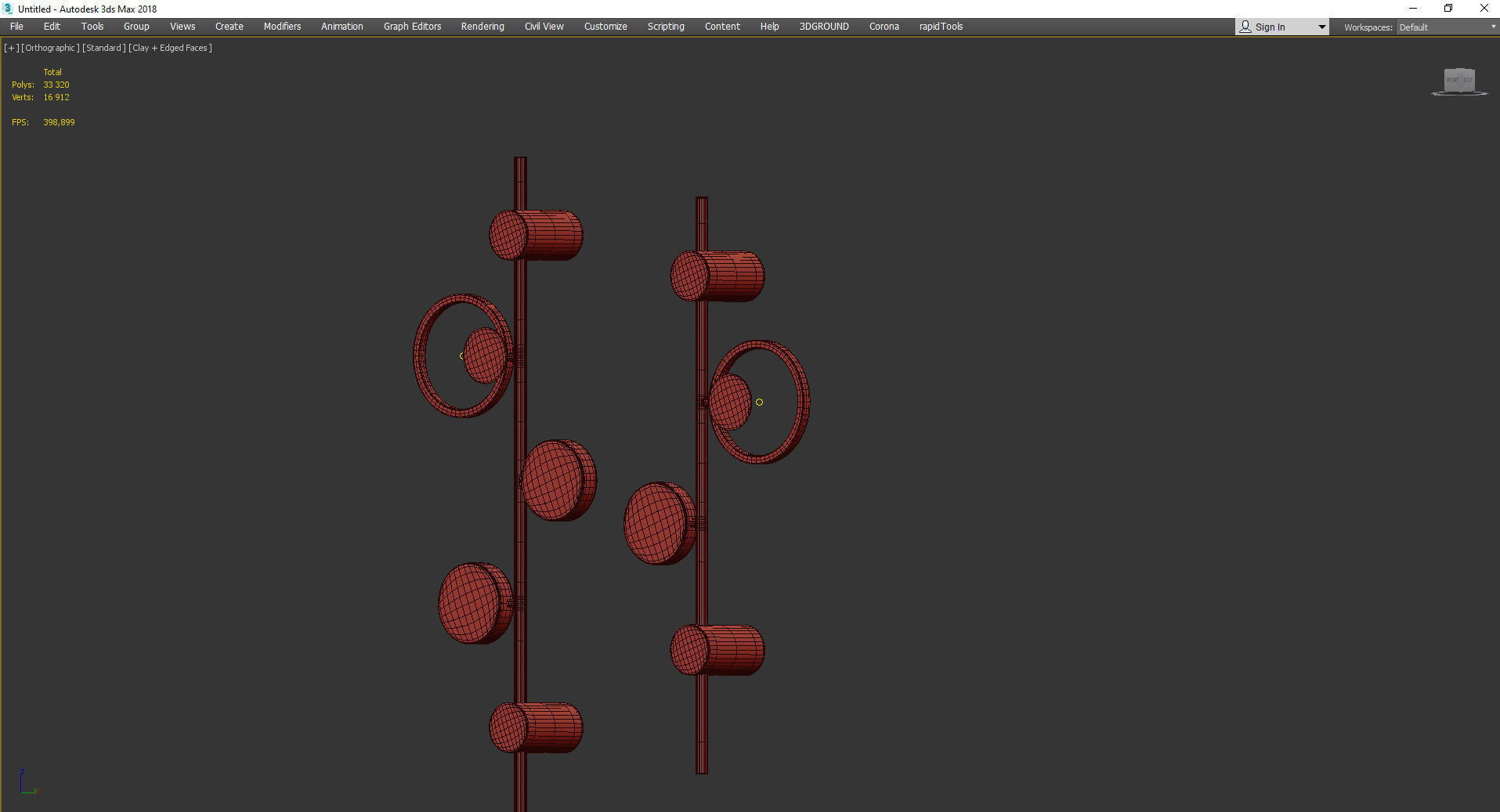 LIDVOR SCONCE Low-poly 3D model_4