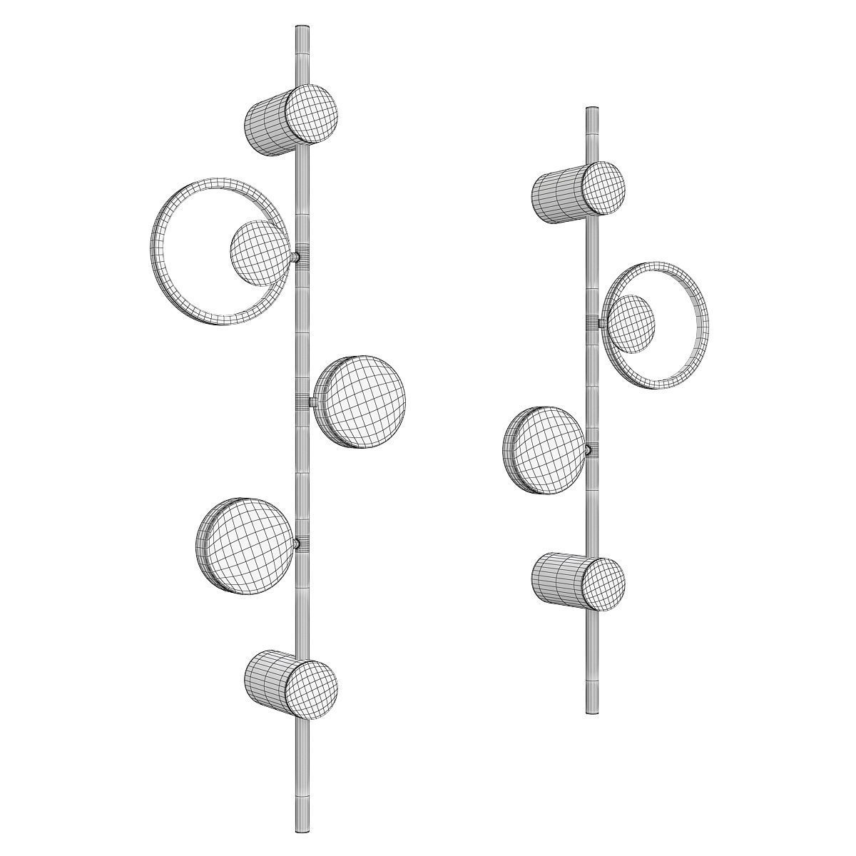 LIDVOR SCONCE Low-poly 3D model_2