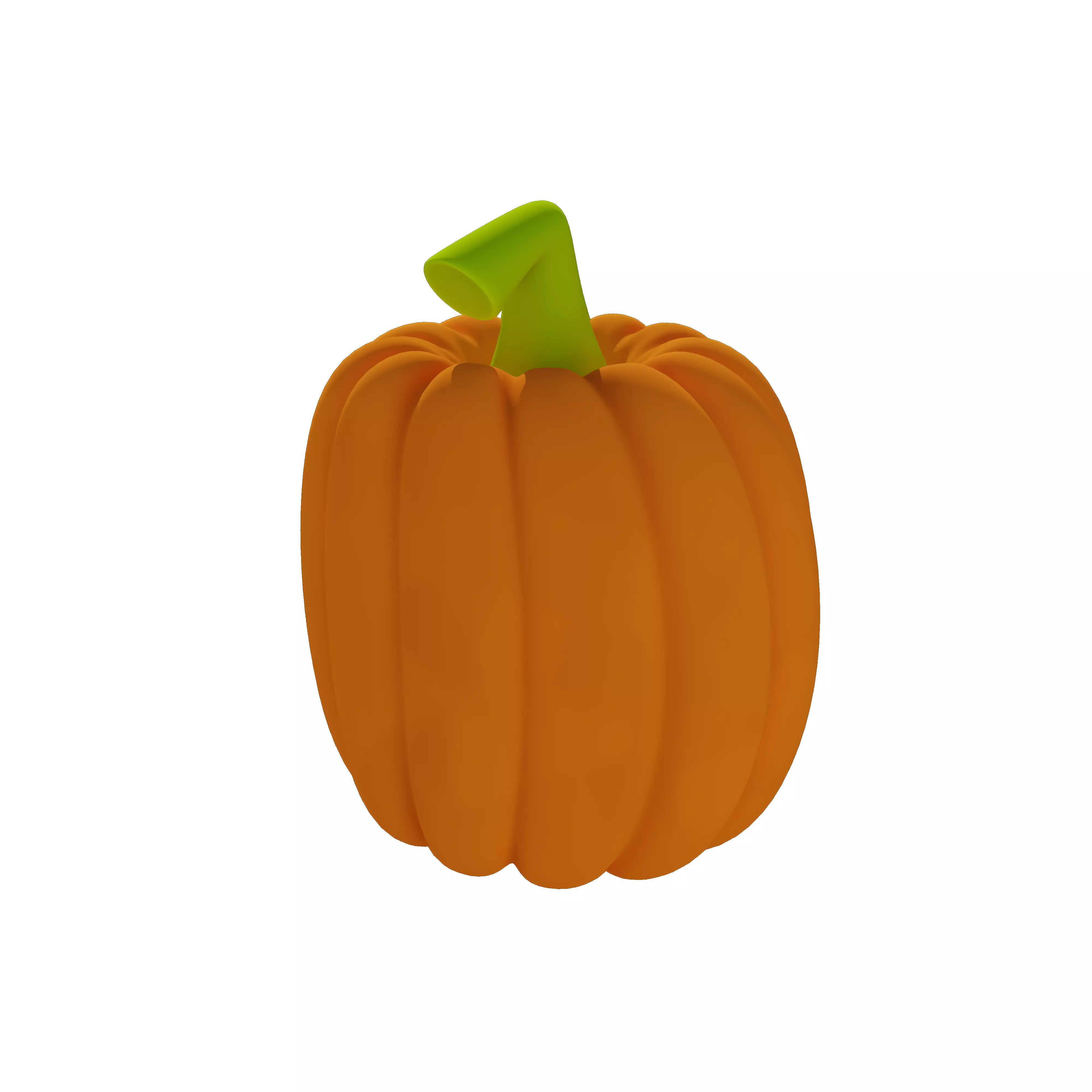 3D Pumpkin Model Asset 3D model_8