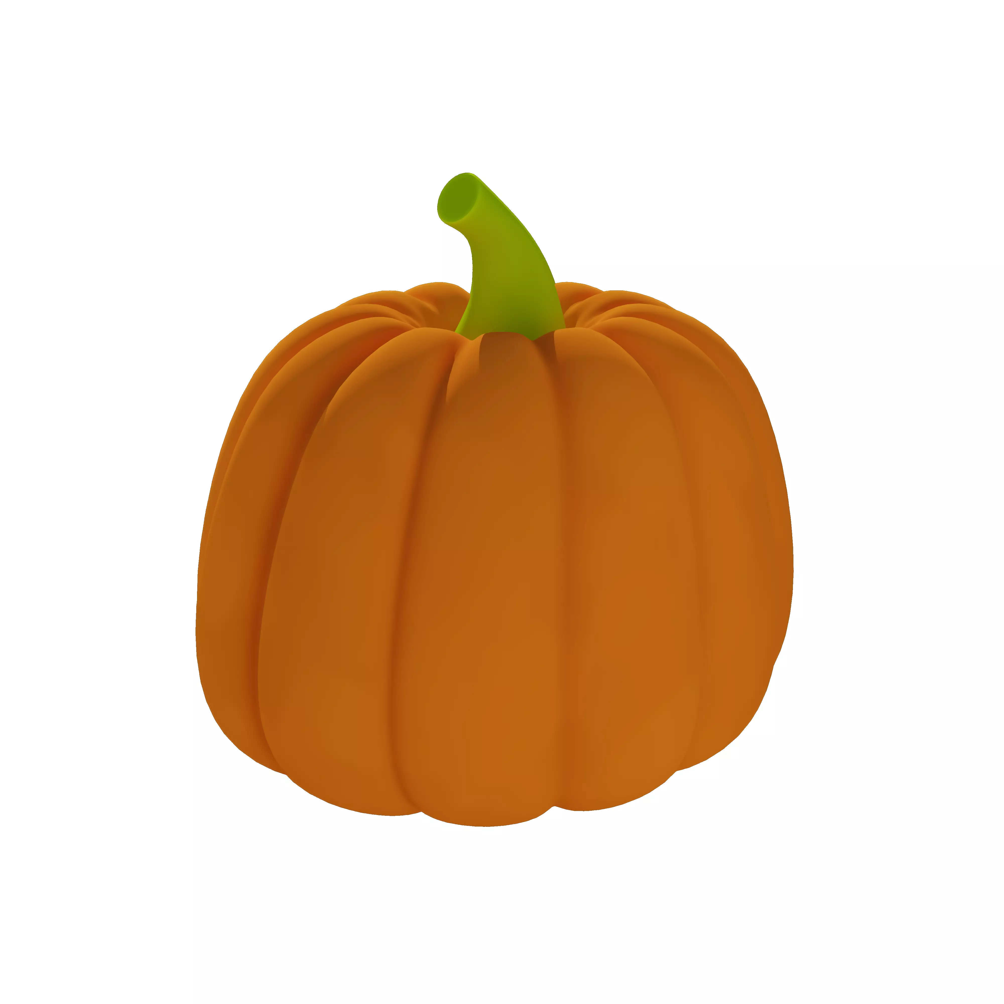 3D Pumpkin Model Asset 3D model_4